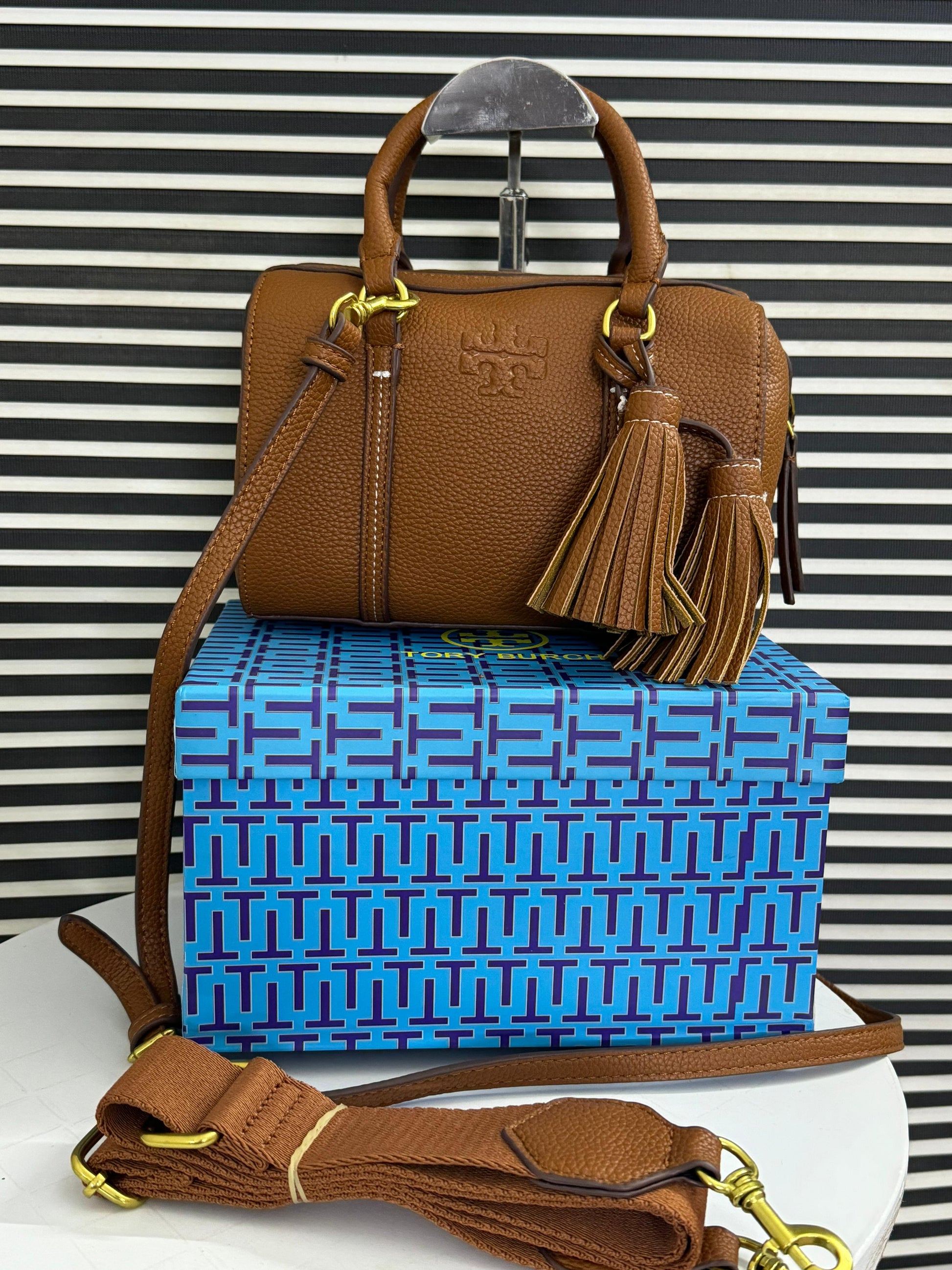 Tory Birch TB Thea mini satchel dome duffle