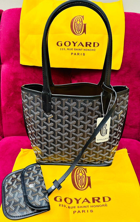 Goyard Mni Tote Bag Black