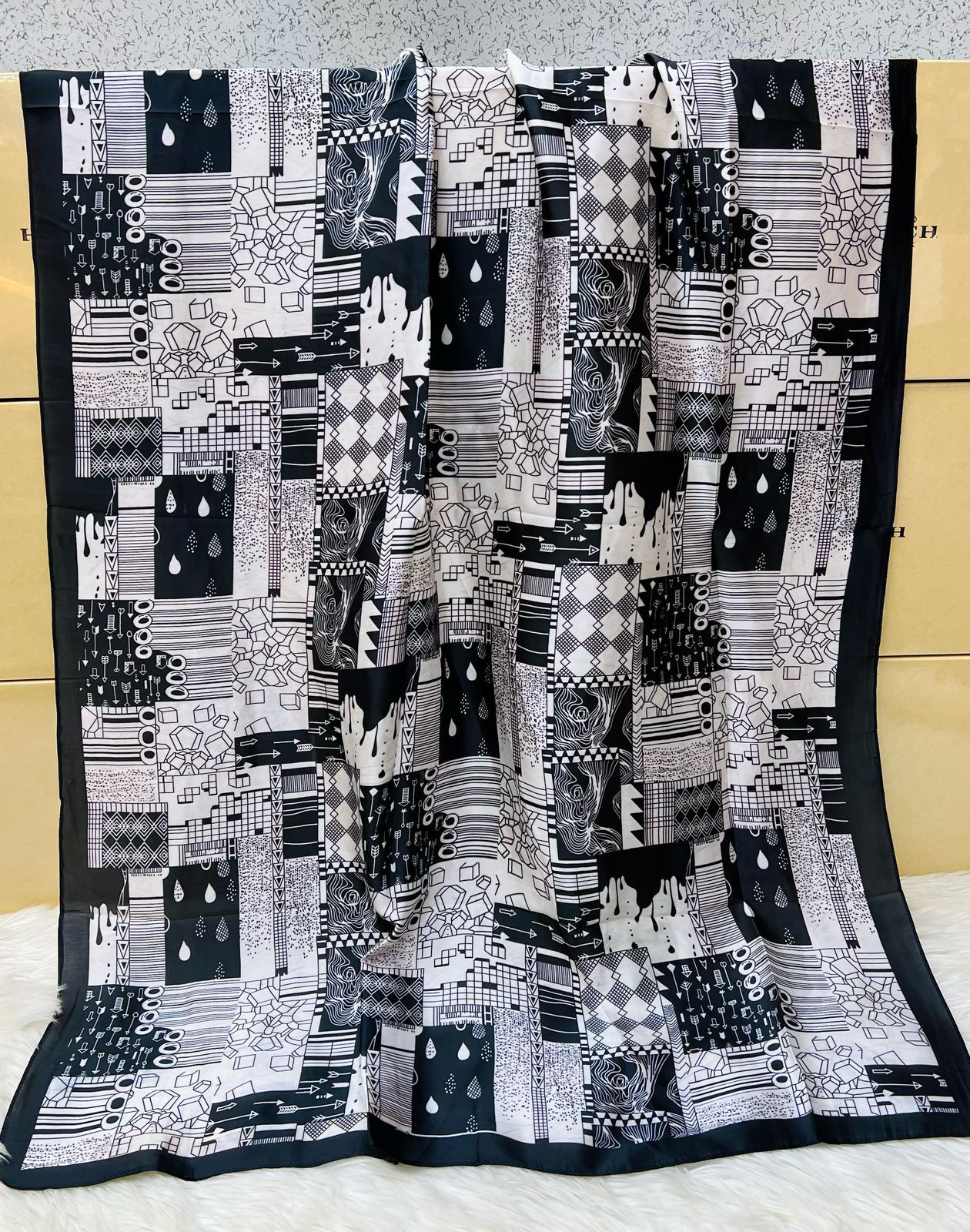 Mix Luxury Brand Silk Scarf 1