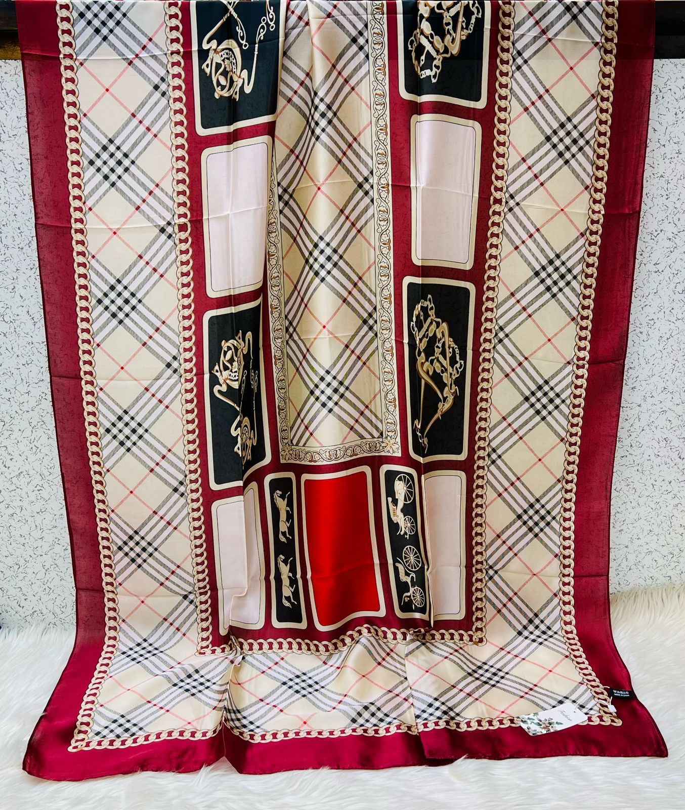 Mix Luxury Brand Silk Scarf 2