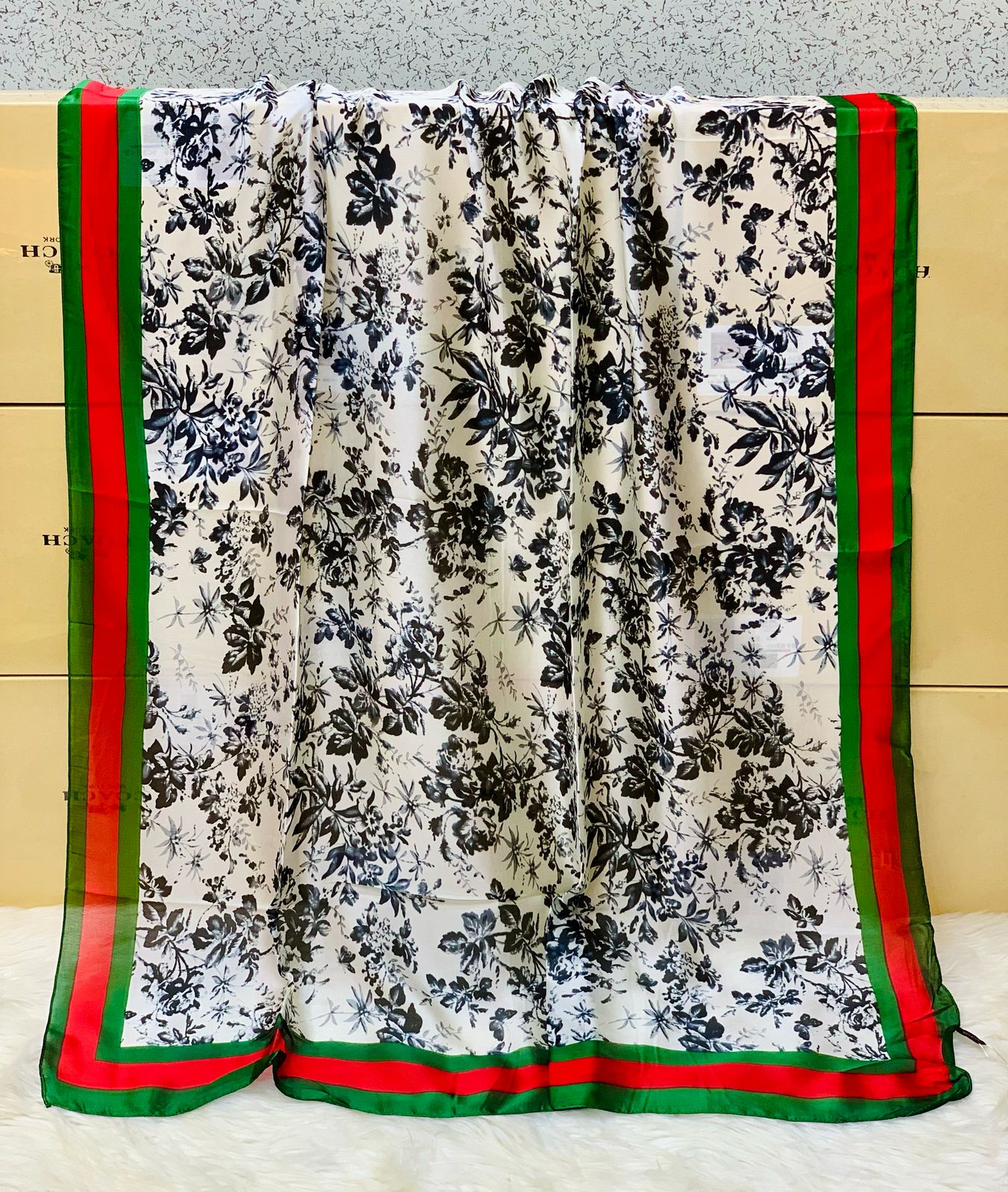 Mix Luxury Brand Silk Scarf 14