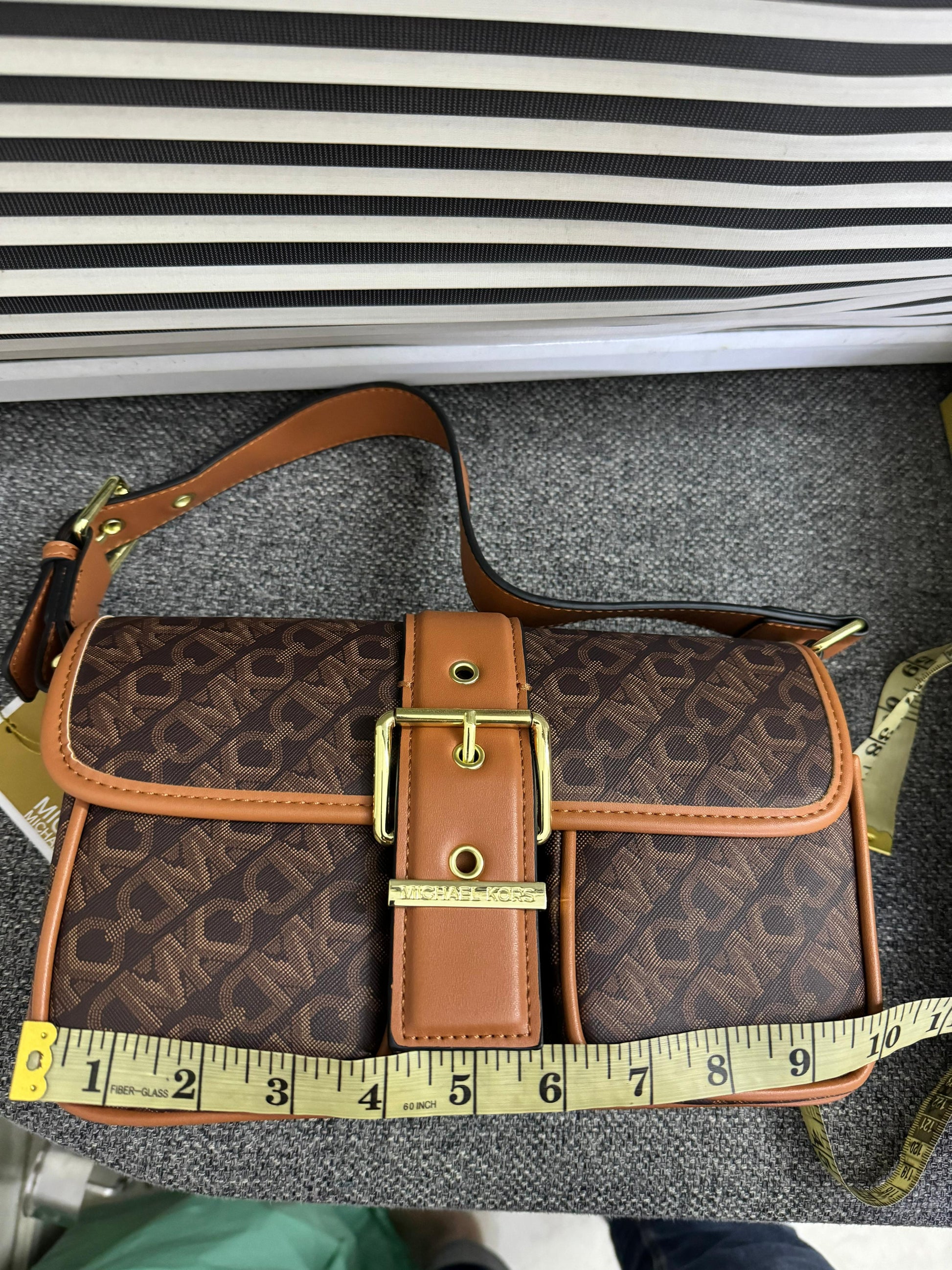 Michael Kors MKColby Medium Empire Monogram Shoulder Bag