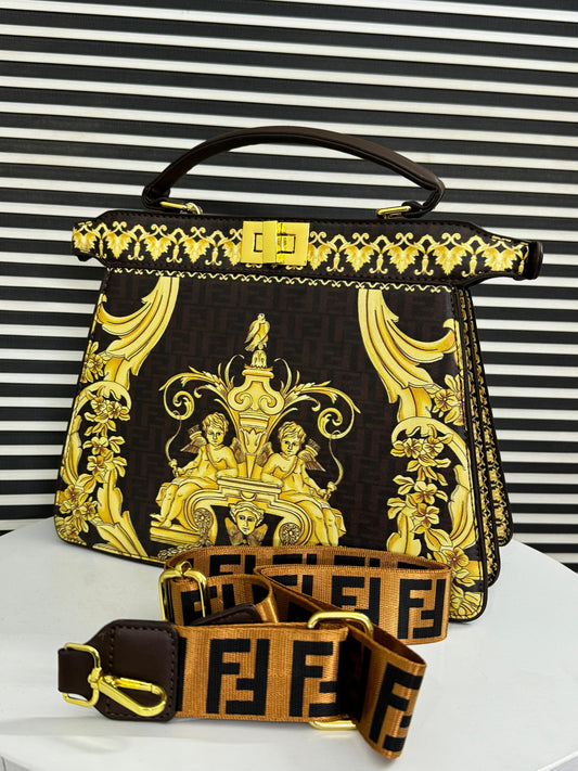 Fendi x Versace Fendance Peekaboo Handbag