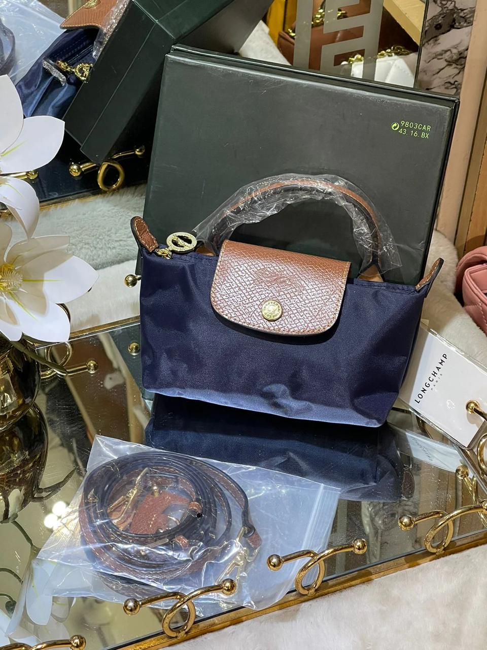 Long Champ Mini Bag Blue