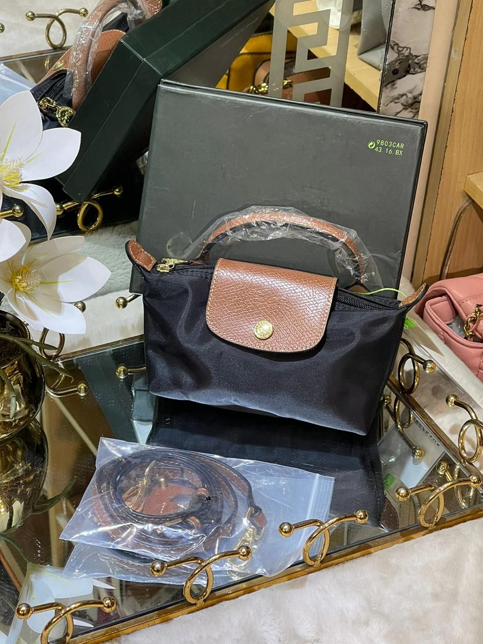 Long Champ Mini Bag Black