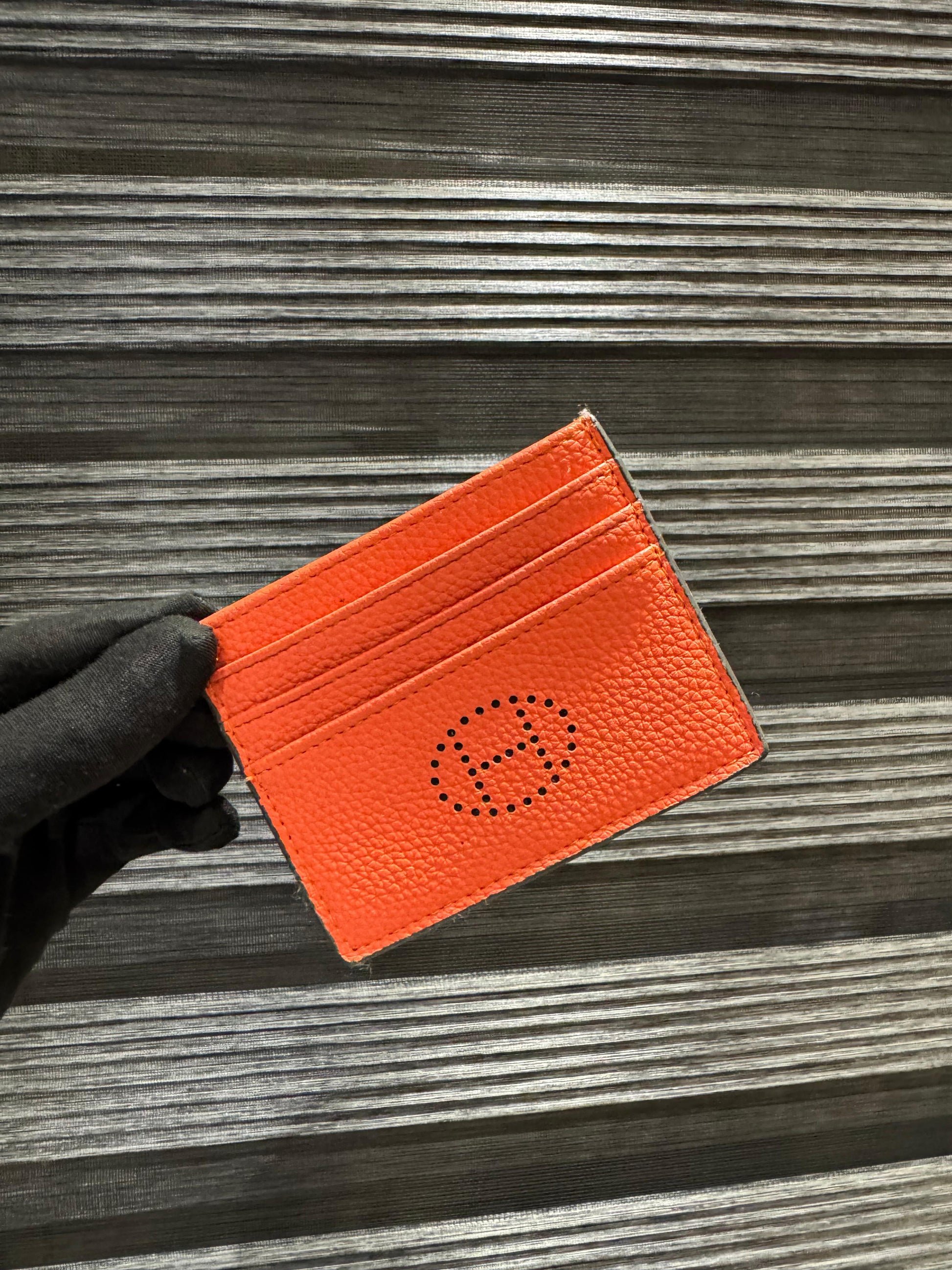 Hermes Card holder Orange