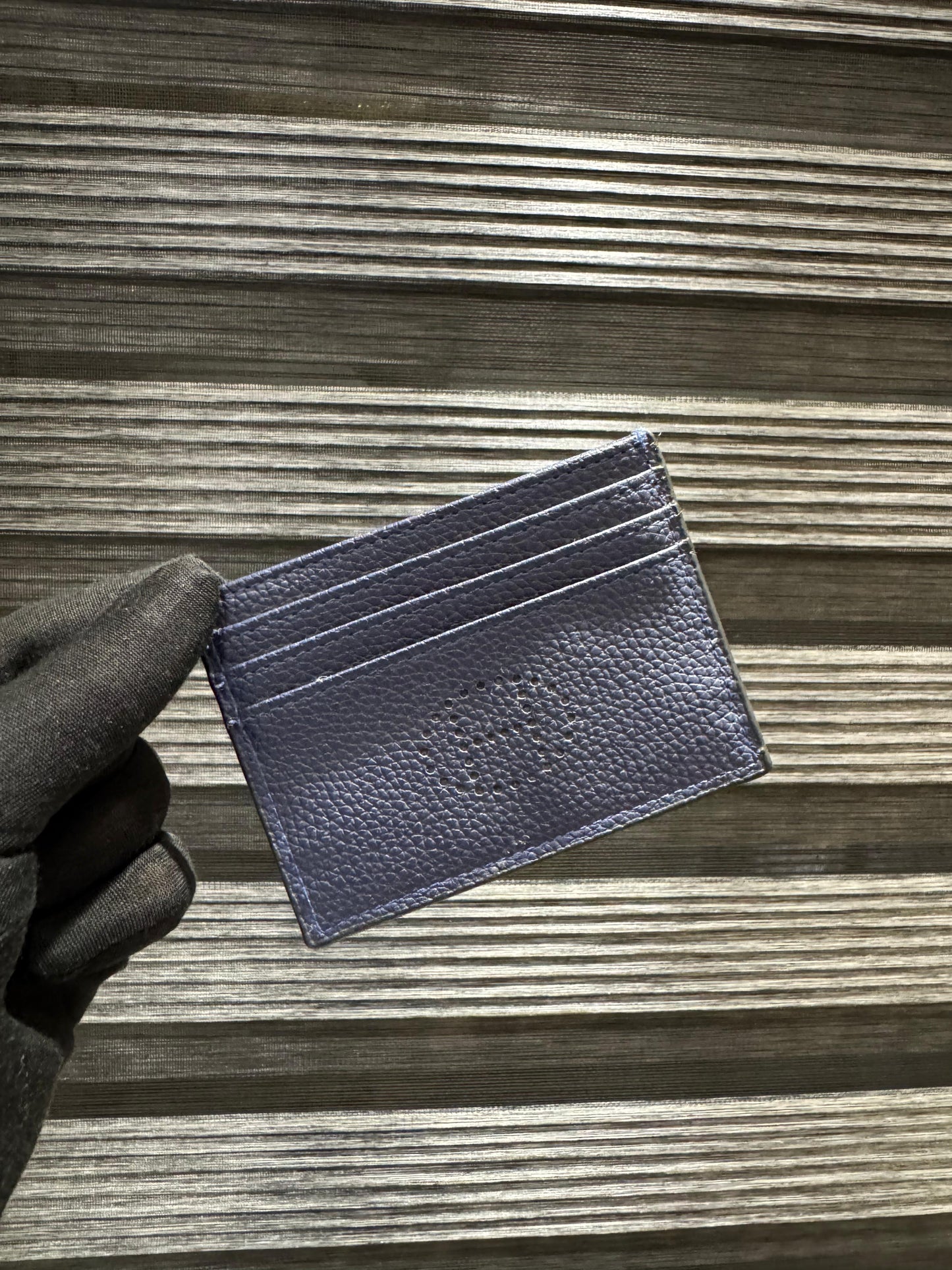 Hermes Card holder Blue