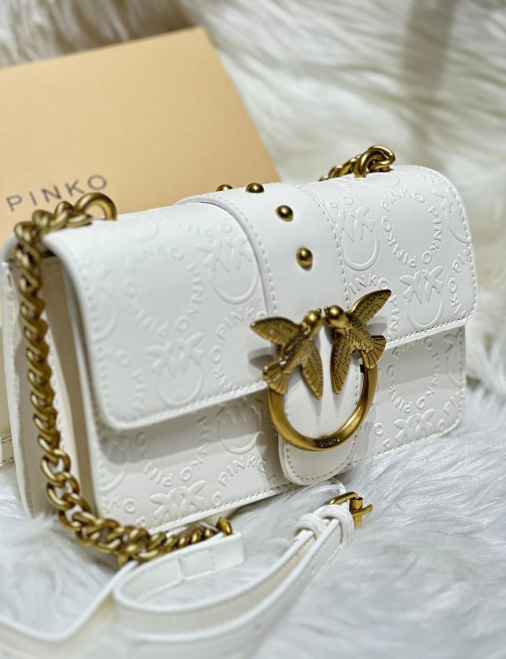 Pinko Mini Borsa a Tracolla Love Icon New Monogram