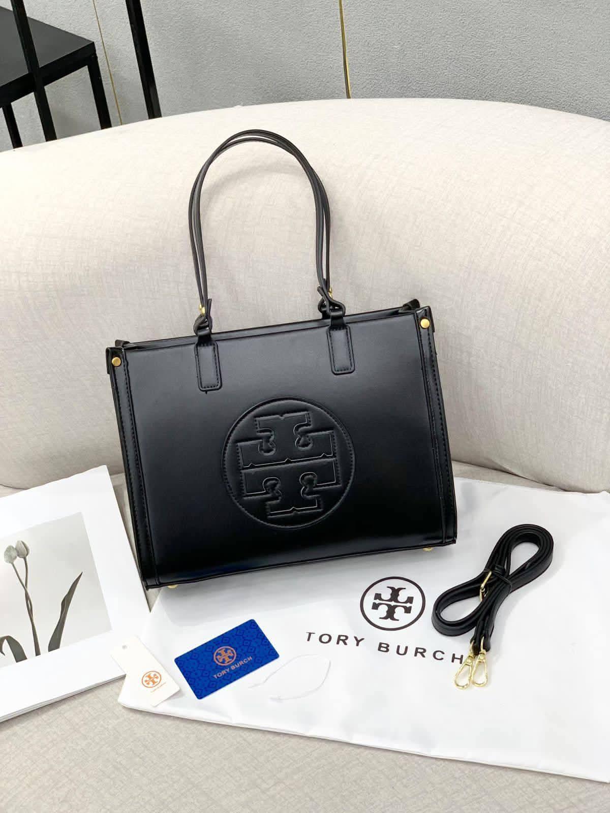 Tory Burch TB Embossed Tote Bag