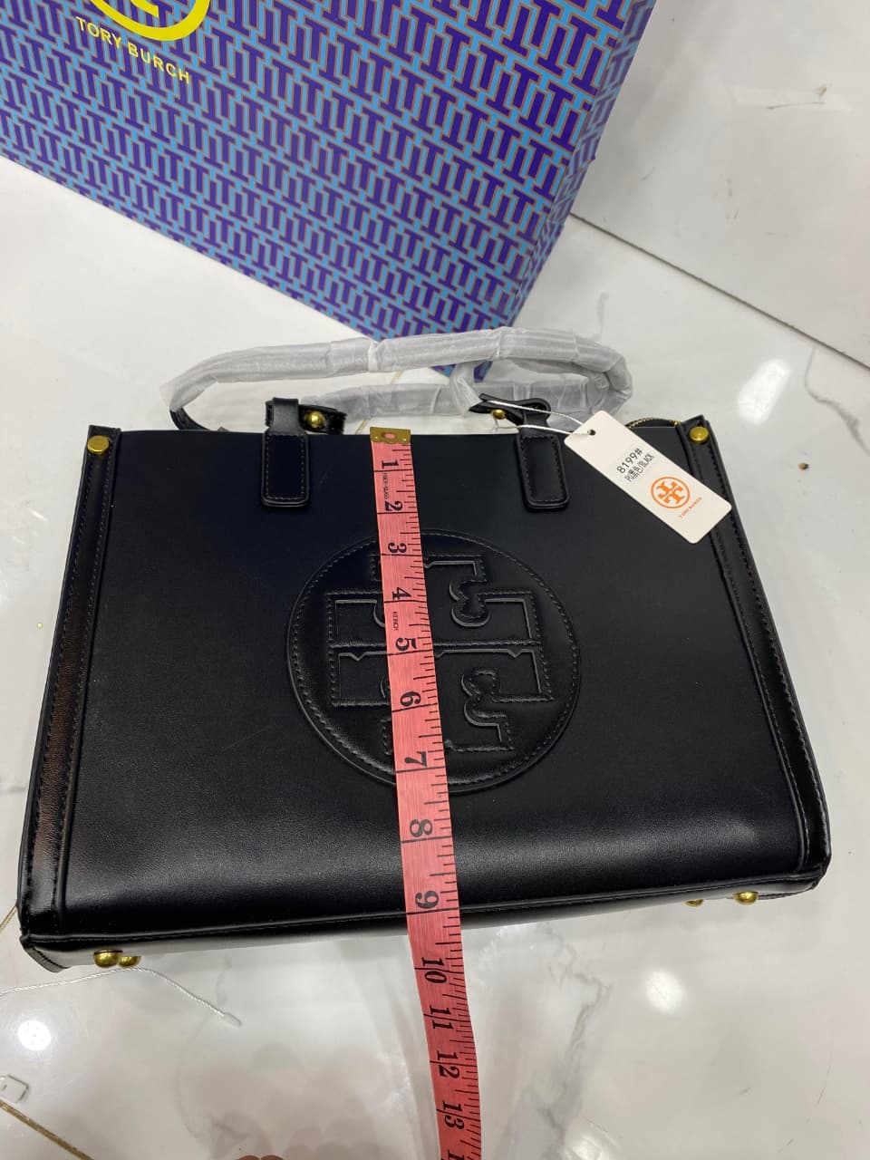 Tory Burch TB Embossed Tote Bag