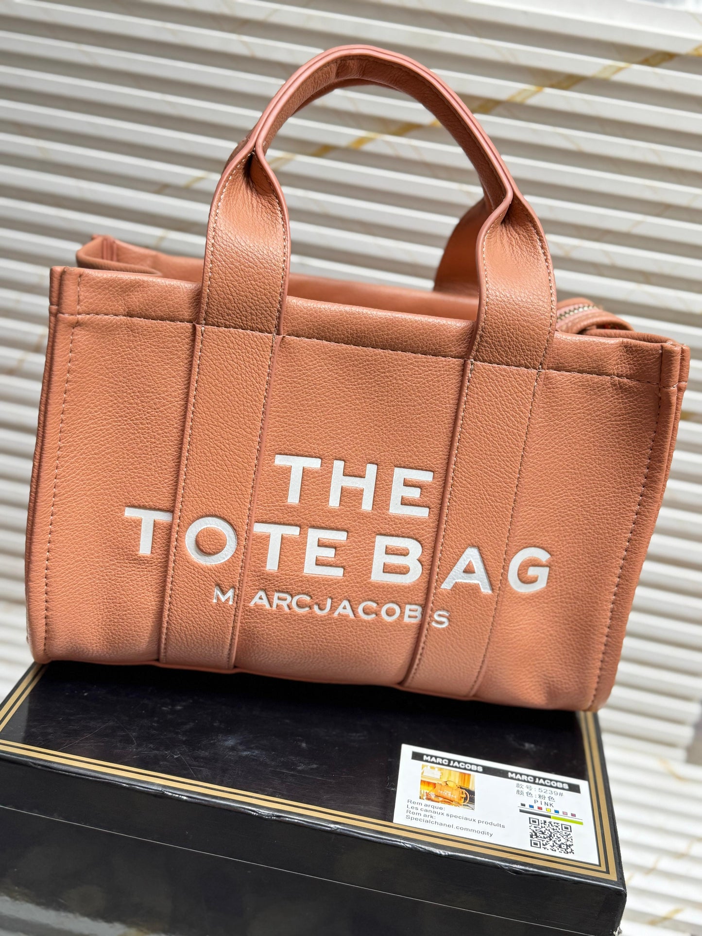 Marc Jacob MJ The Tote Bag Small Size Light brown