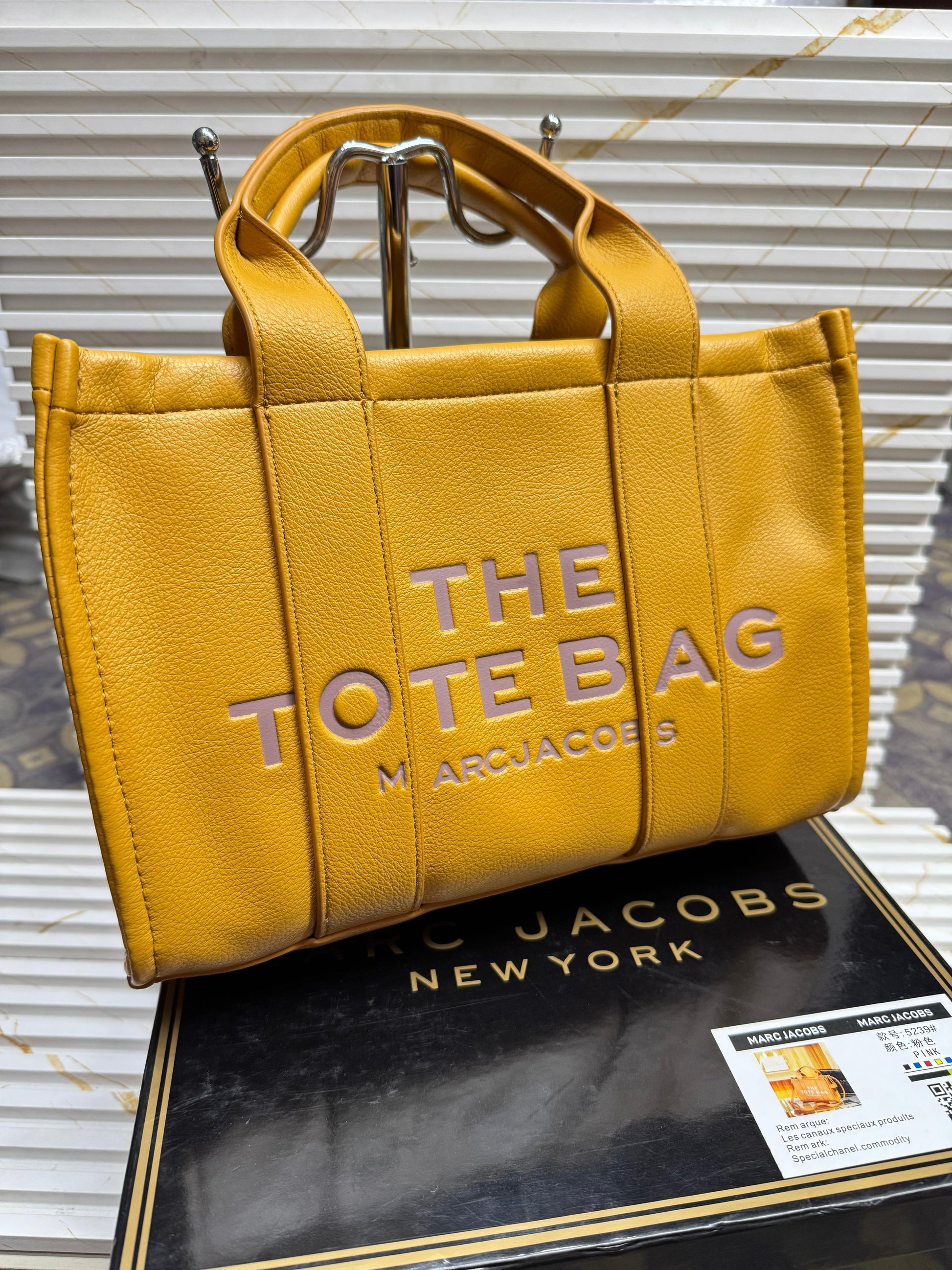 Marc Jacob MJ The Tote Bag Small Size Yellow