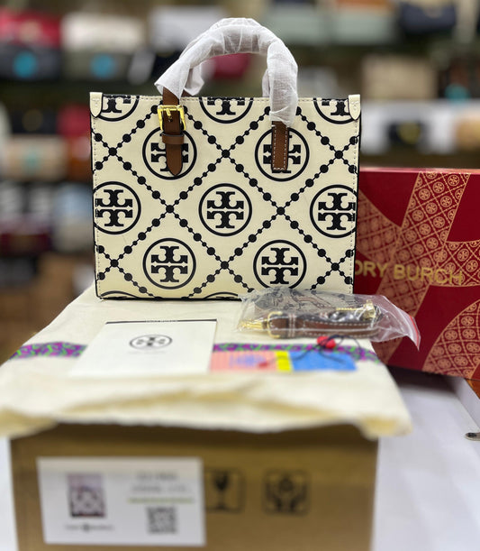 Tory Burch TB Mini T Monogram Totebag