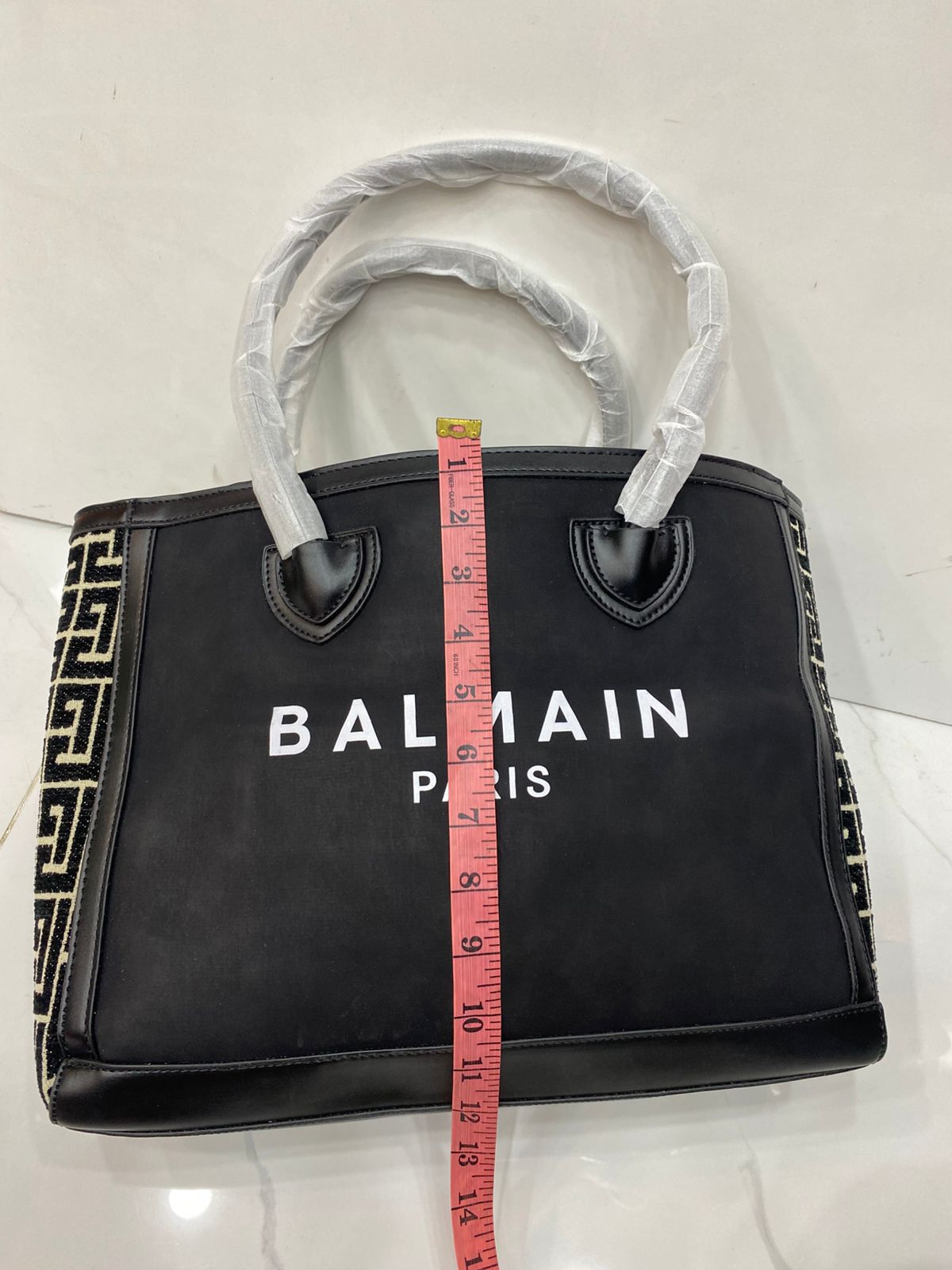 Fashion Brand Bal-main Army 42 Canvas Tote Bag for Women