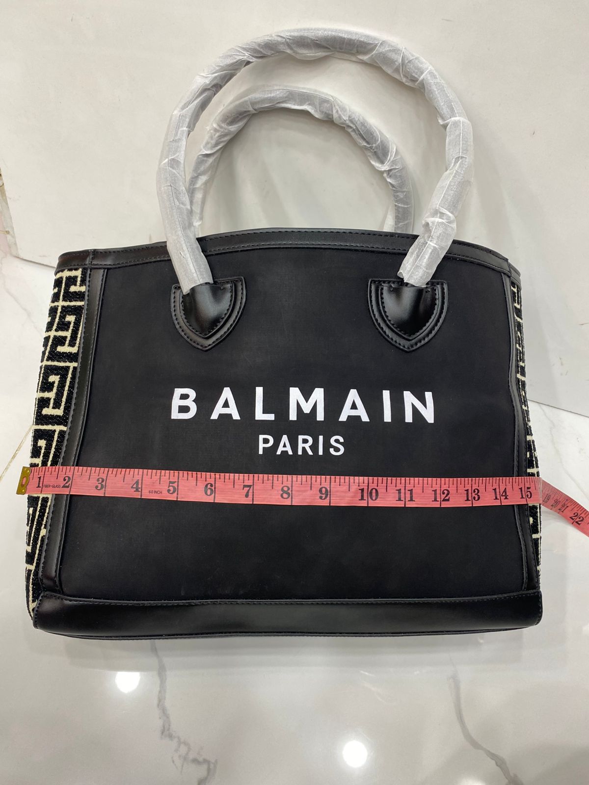 Fashion Brand Bal-main Army 42 Canvas Tote Bag for Women