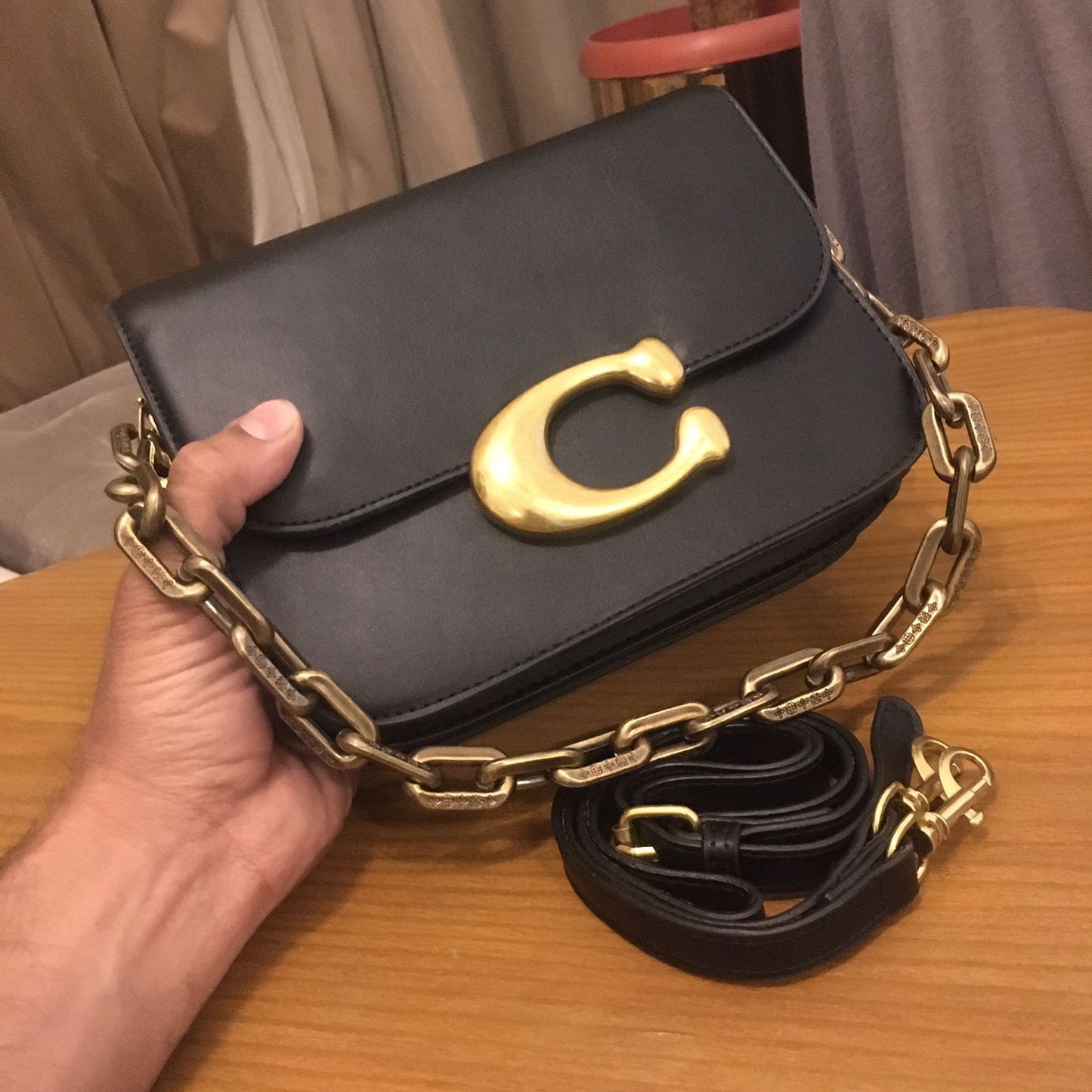 Luxury Brand Co-ach Mini Shoulder Bag for Women