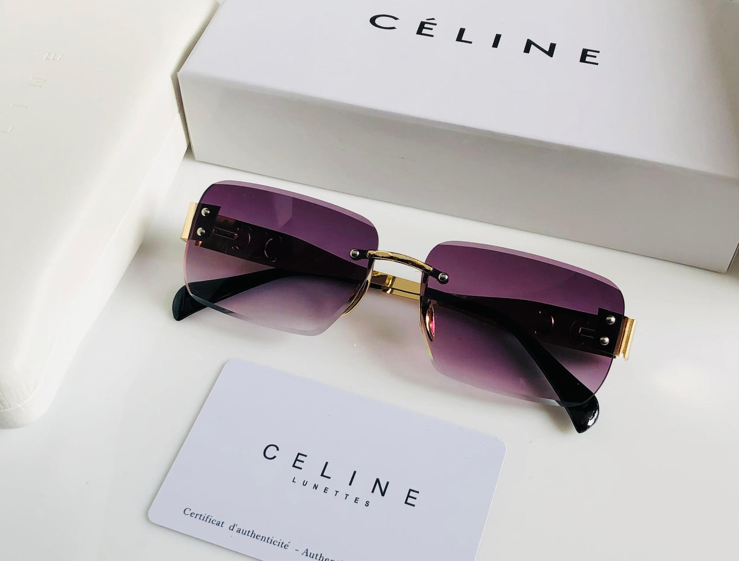 Fashion Brand Cel-ine Sunglasses for Men and Women