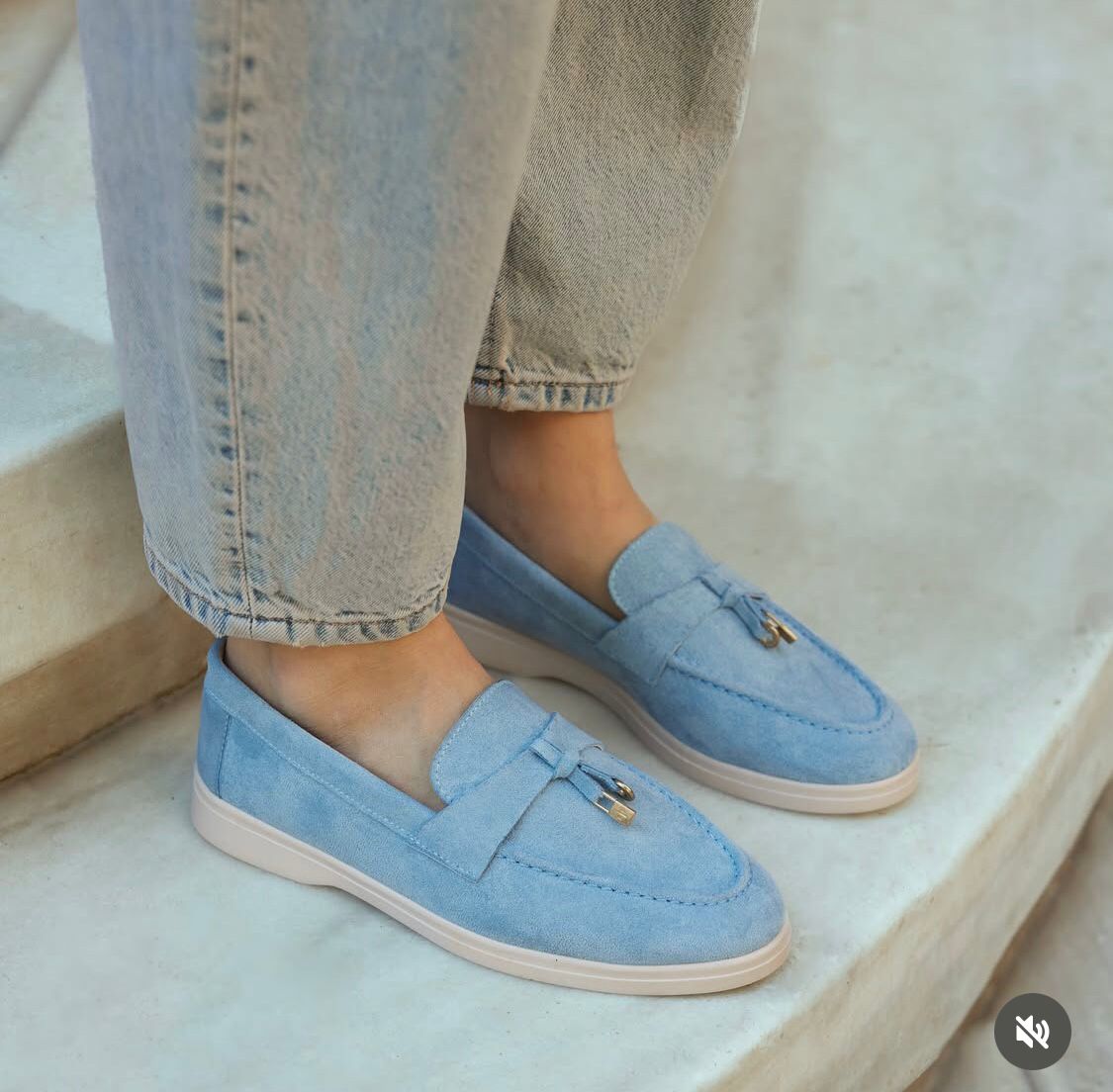 Lo ro Pia na Light Blue Color Shoes for Women