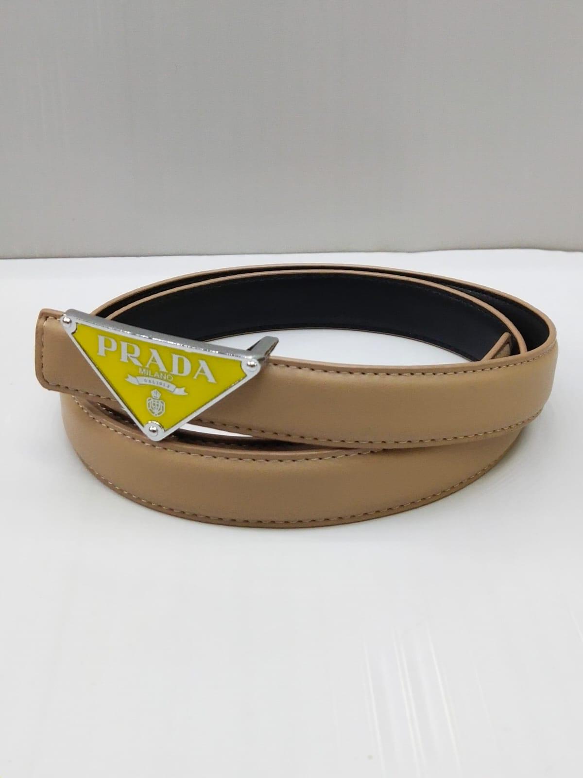 Premium Brand Pra-da Belts for Women