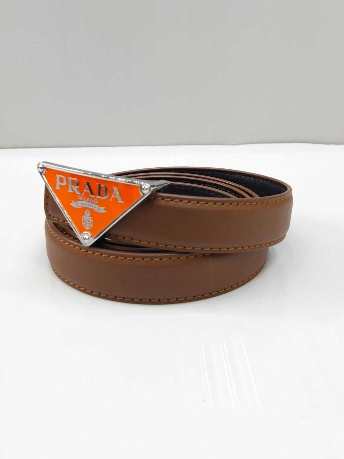 Premium Brand Pra-da Belts for Women