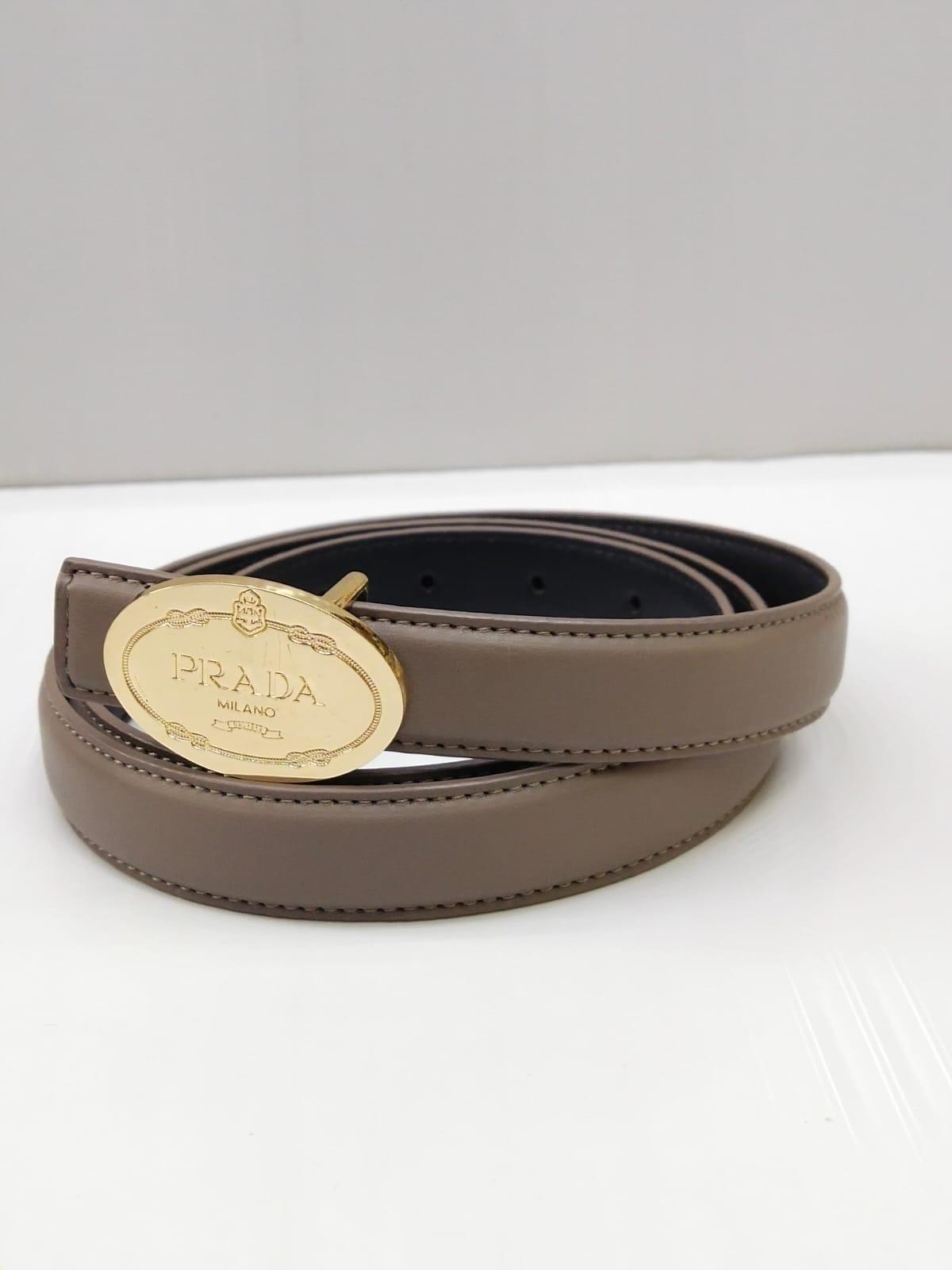 Premium Brand Pra-da Belts for Women