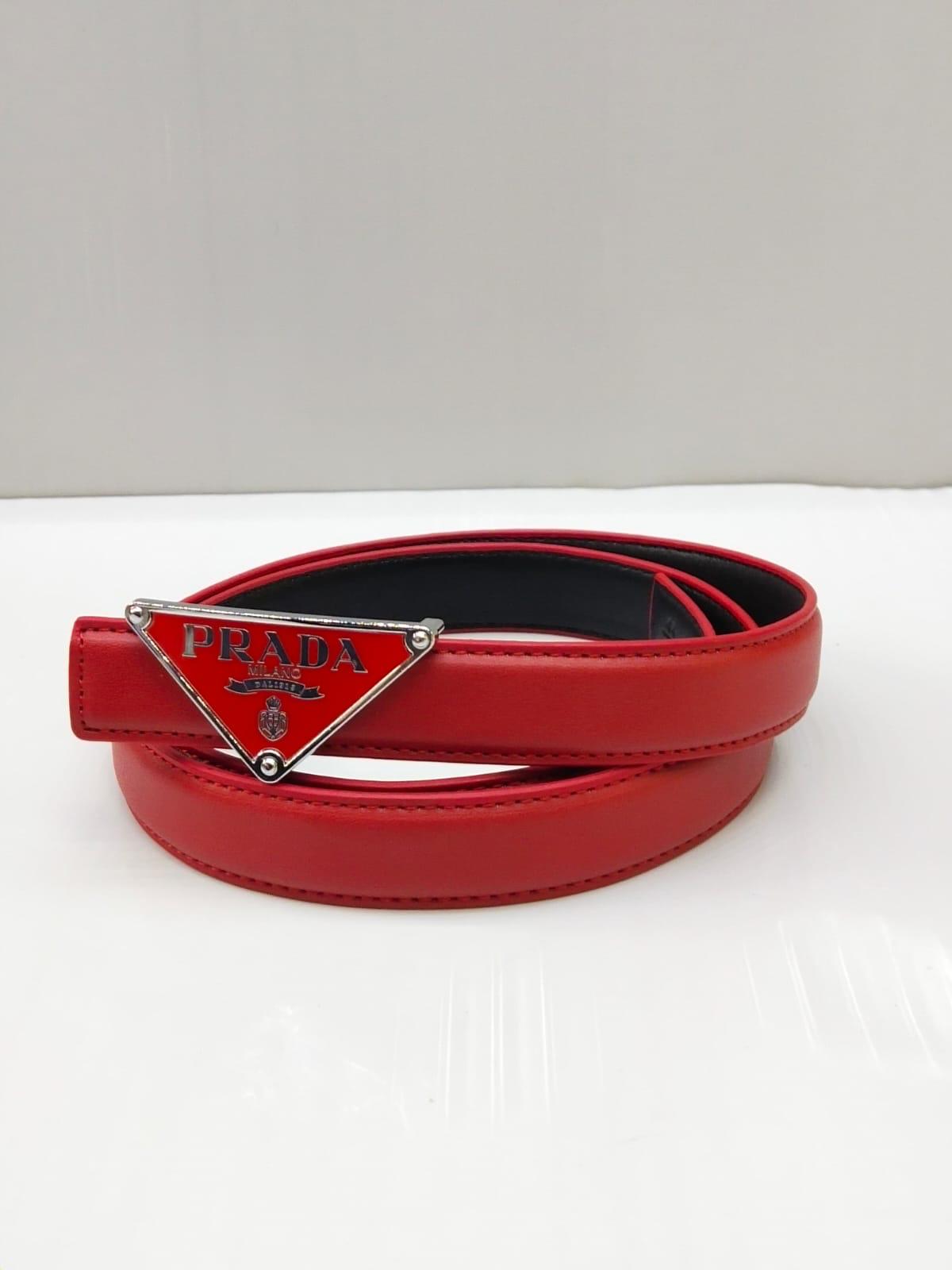Premium Brand Pra-da Belts for Women