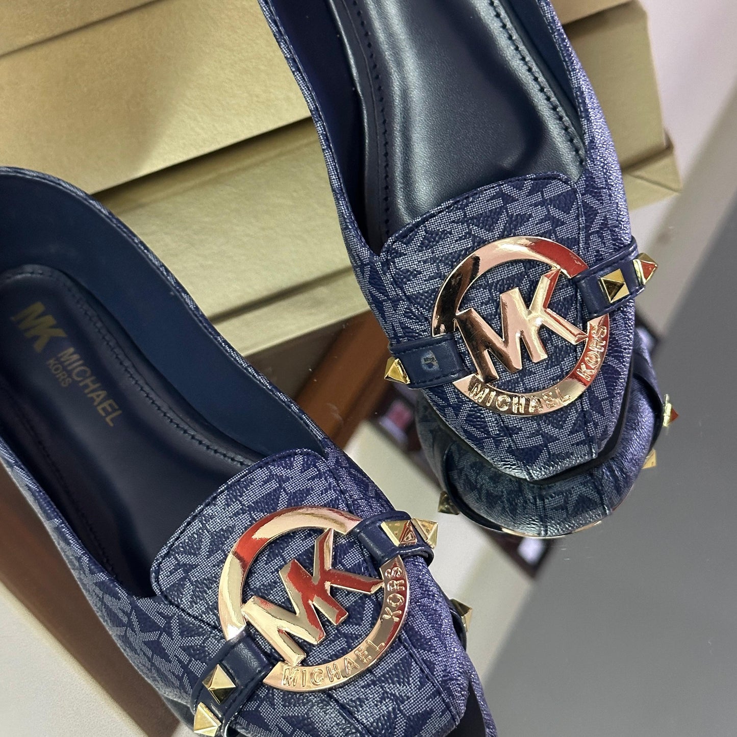 Fashion Brand MK Mich-ael Ko-rs Pump Shoes for Women