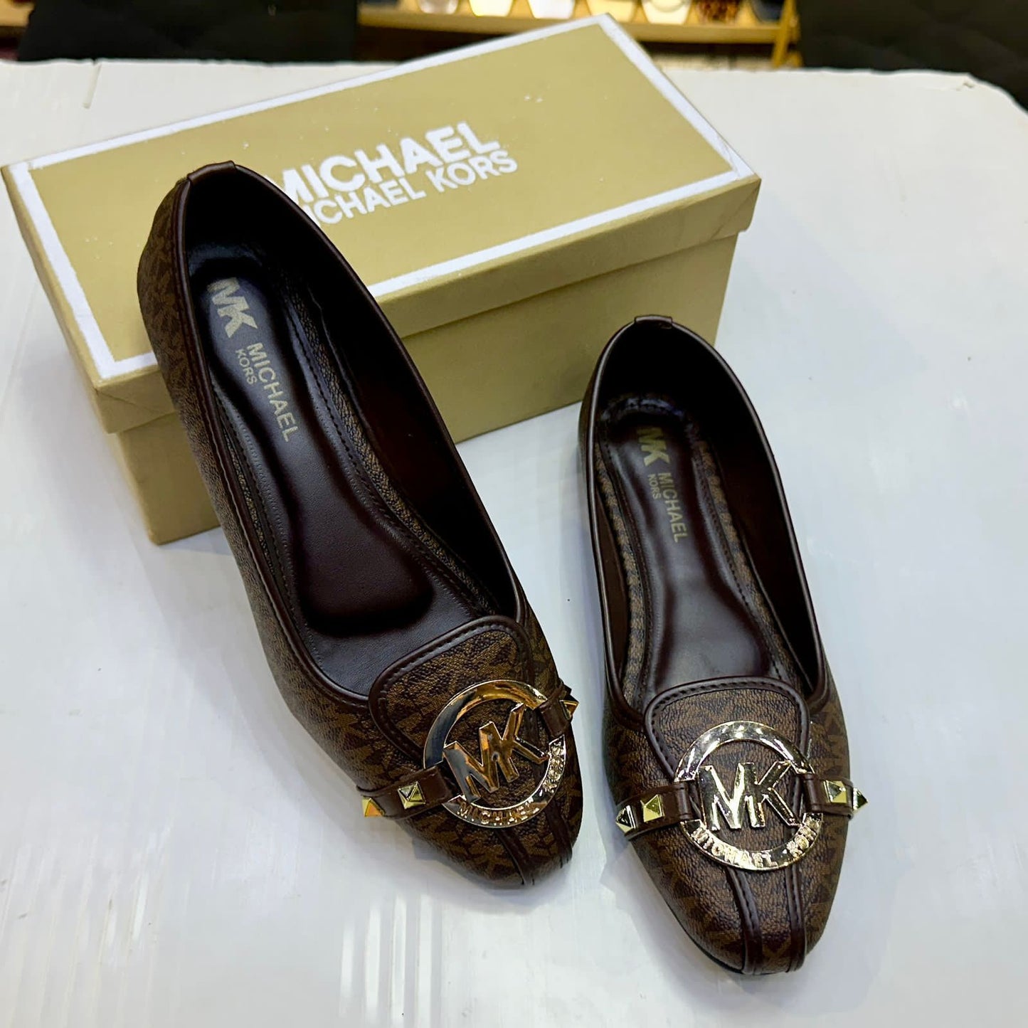 Fashion Brand MK Mich-ael Ko-rs Pump Shoes for Women