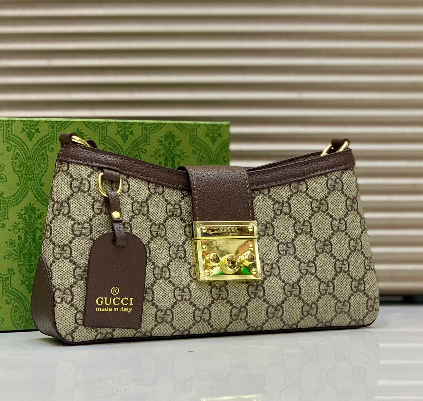 Fashion Brand GG Guc ci Padlock Shoulder Bag for Women