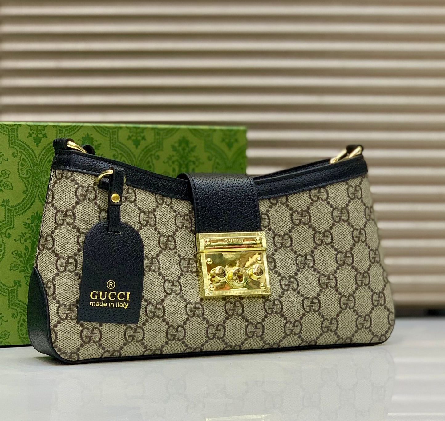 Fashion Brand GG Guc ci Padlock Shoulder Bag for Women