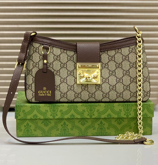 Fashion Brand GG Guc ci Padlock Shoulder Bag for Women