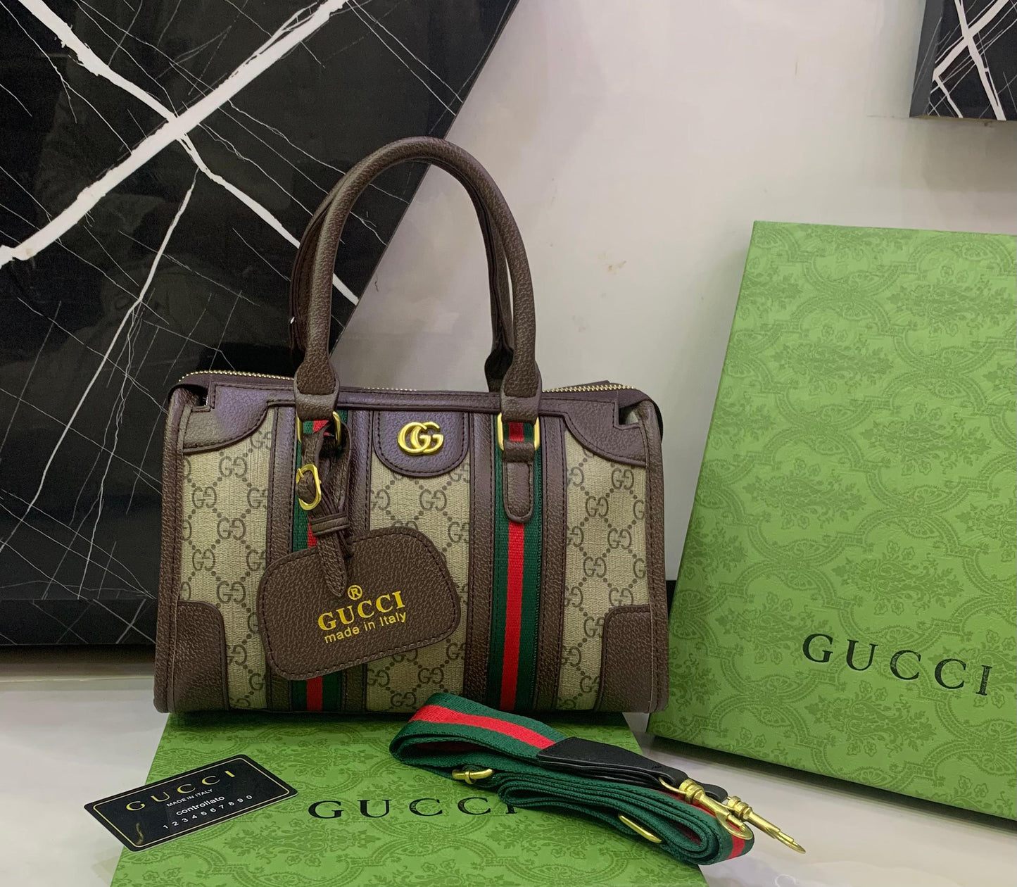 Famous brand GG Guc ci Fashion Duffle Crossbody Bag for Women