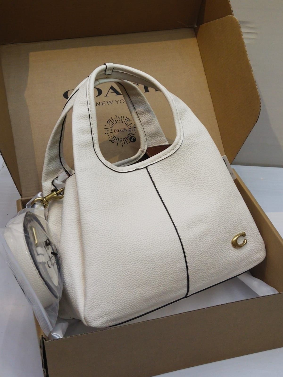 Luxury Co-ach Lana Shoulder Bag for Women