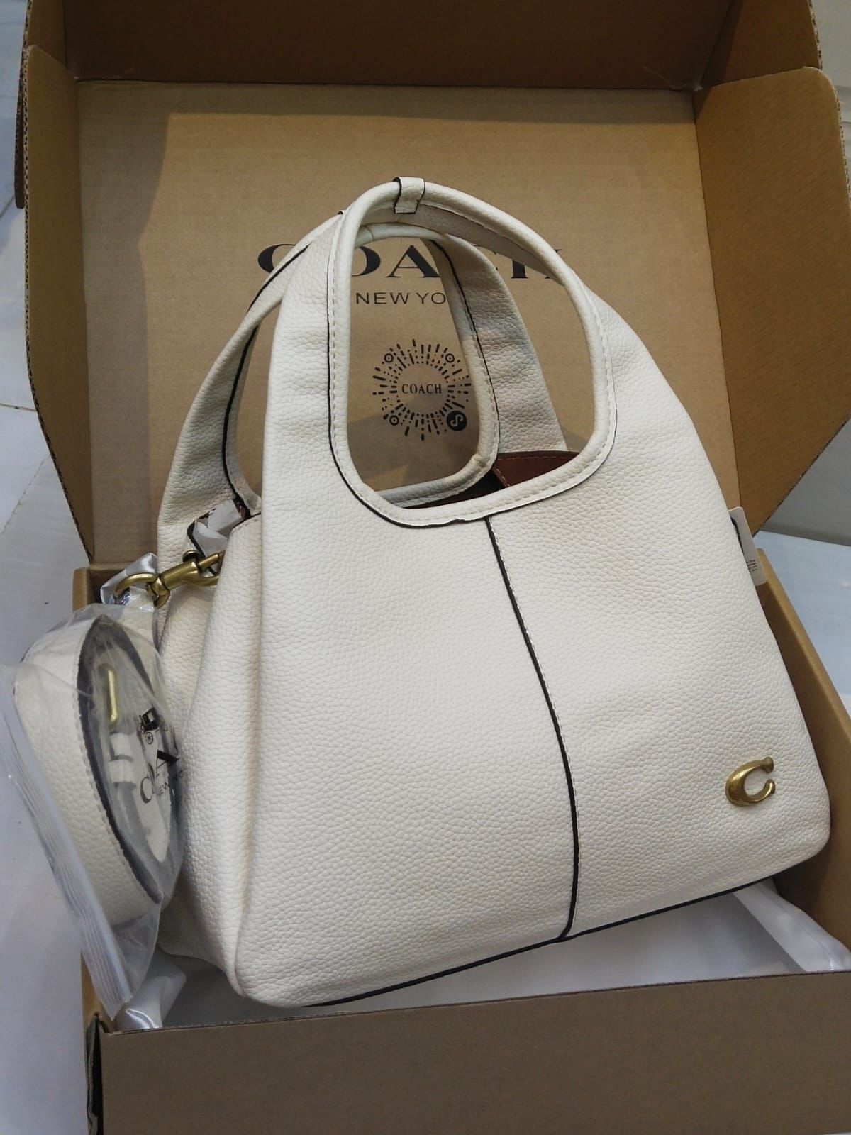 Luxury Co-ach Lana Shoulder Bag for Women