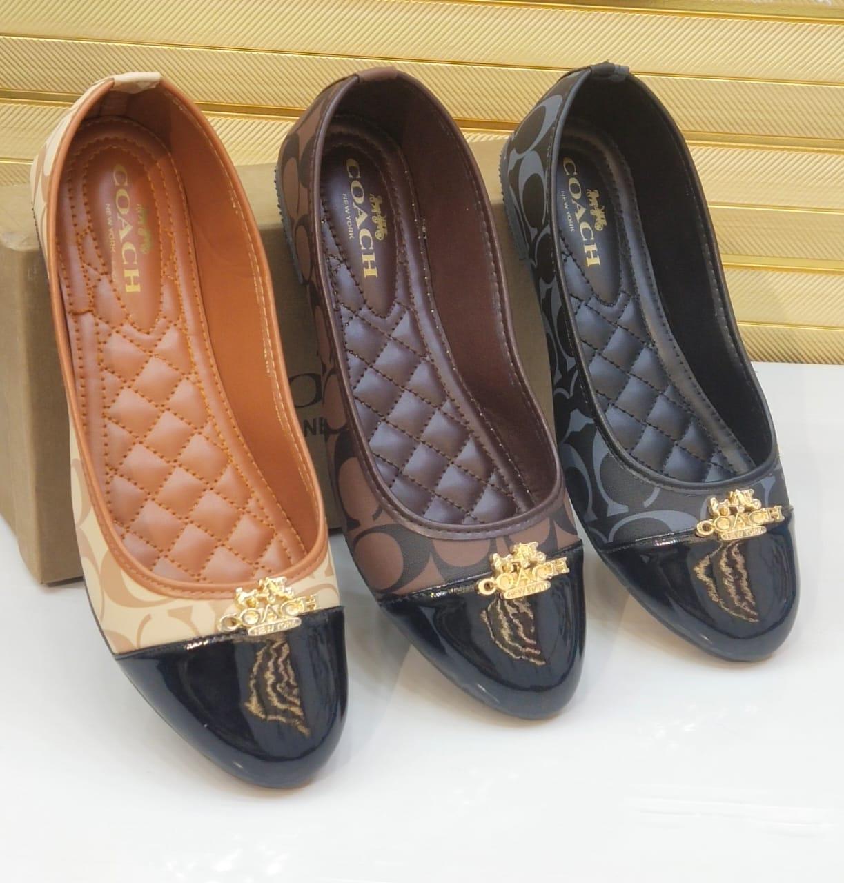 Luxury Brand Co-ach Pumps for Women