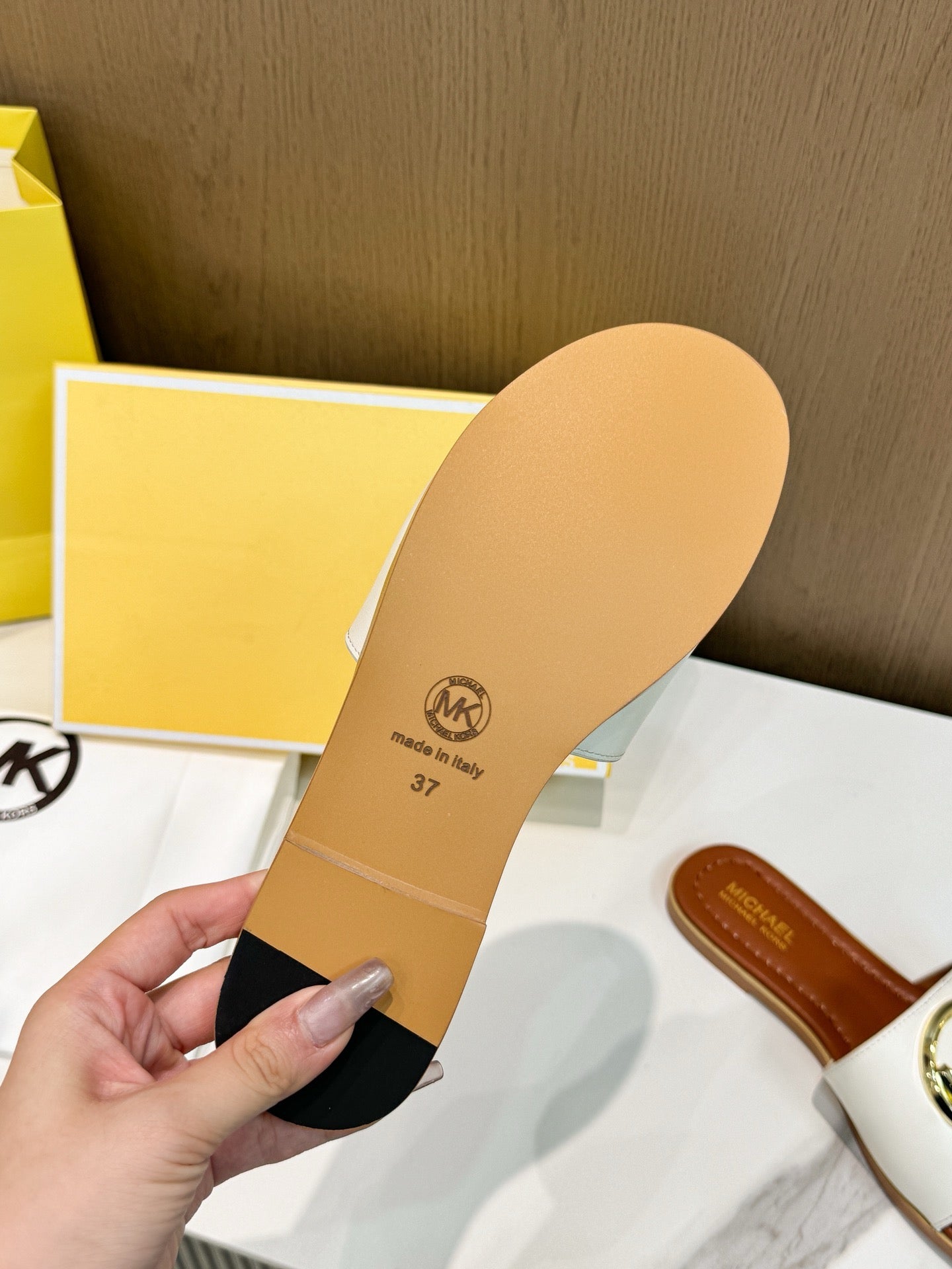 Famous Brand MK Mich-ael Ko-rs Imported Slippers for Women