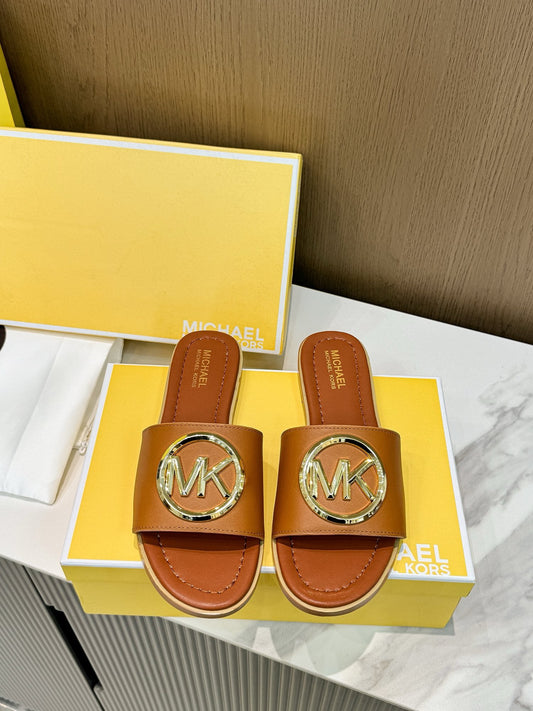 Famous Brand MK Mich-ael Ko-rs Imported Slippers for Women