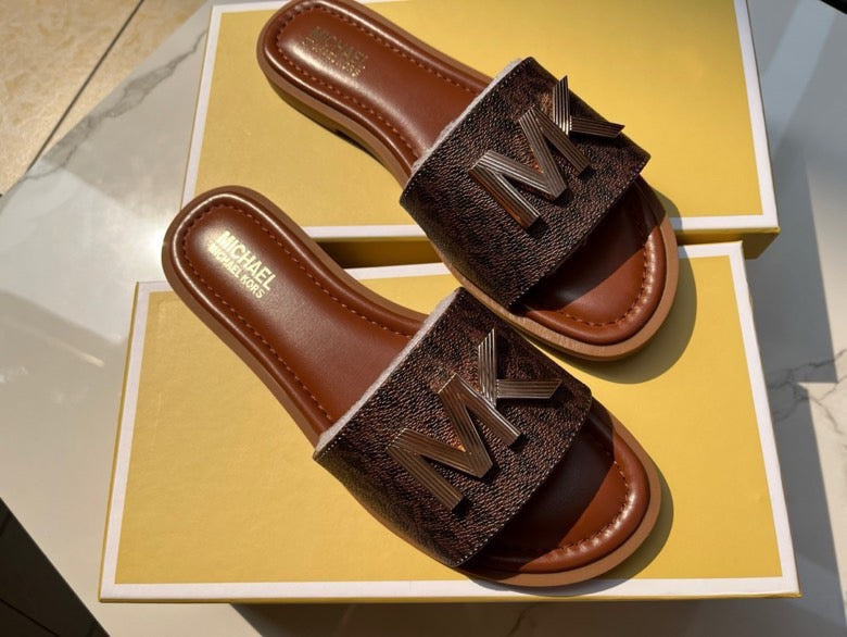 Famous Brand MK Mich-ael Ko-rs Imported Slippers for Women