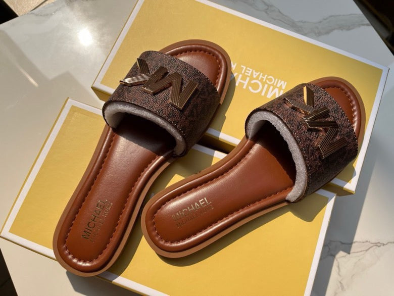 Famous Brand MK Mich-ael Ko-rs Imported Slippers for Women