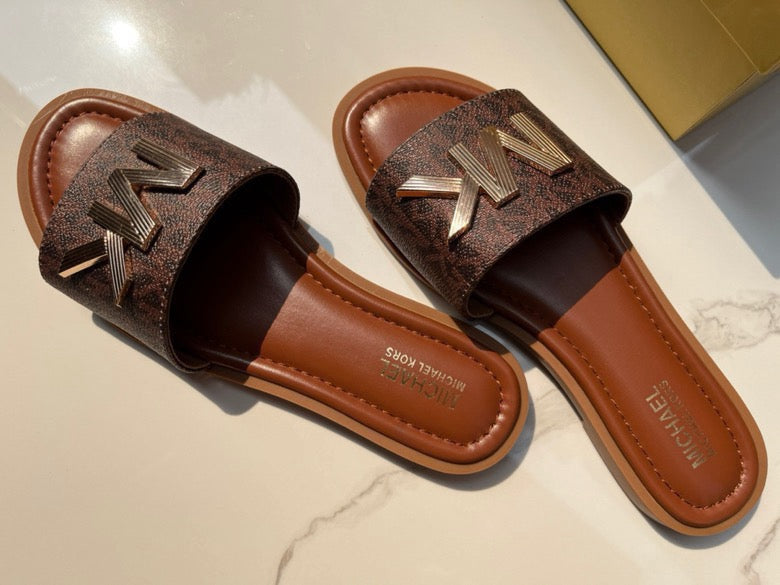 Famous Brand MK Mich-ael Ko-rs Imported Slippers for Women