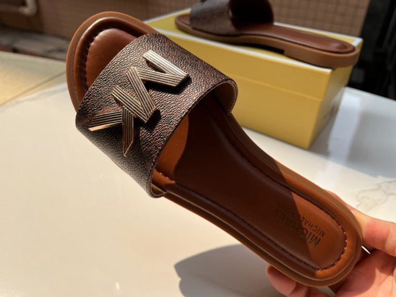 Famous Brand MK Mich-ael Ko-rs Imported Slippers for Women