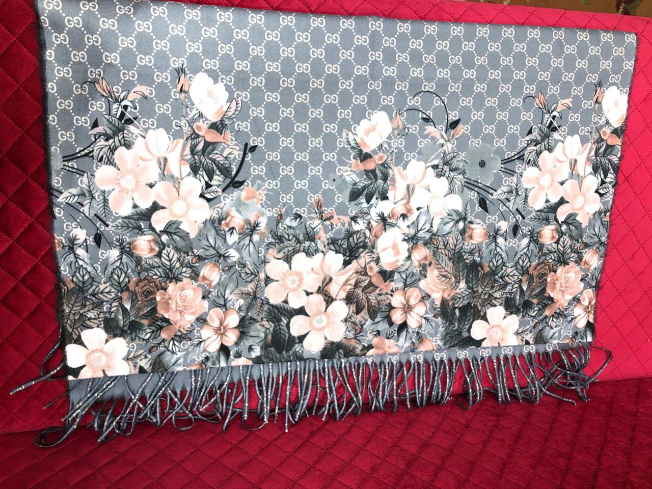 G g Guci (10 Designs) Pashmina Shawl for Men and Women