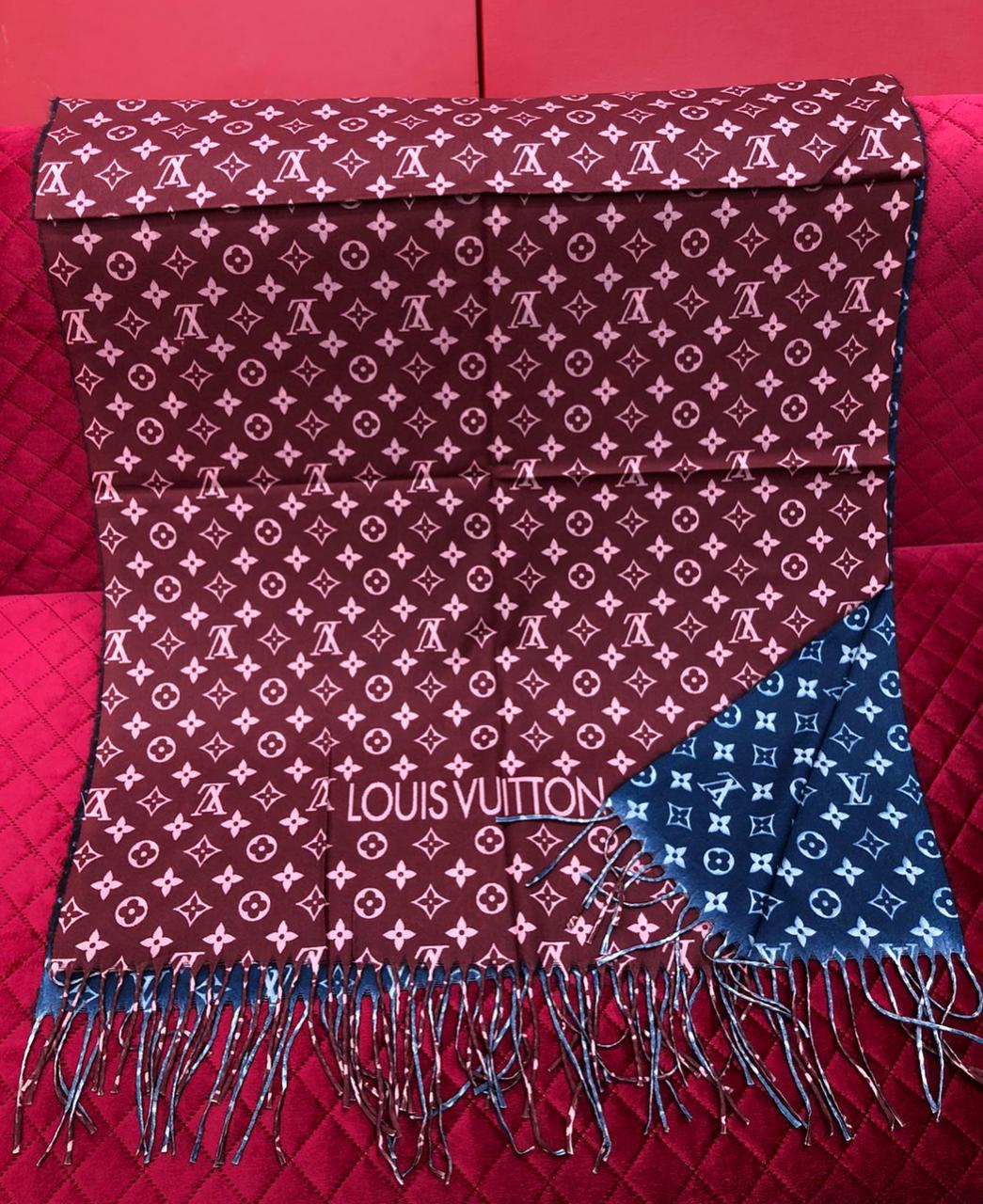 L V (8 Designs) Pashmina Shawl for Men and Women