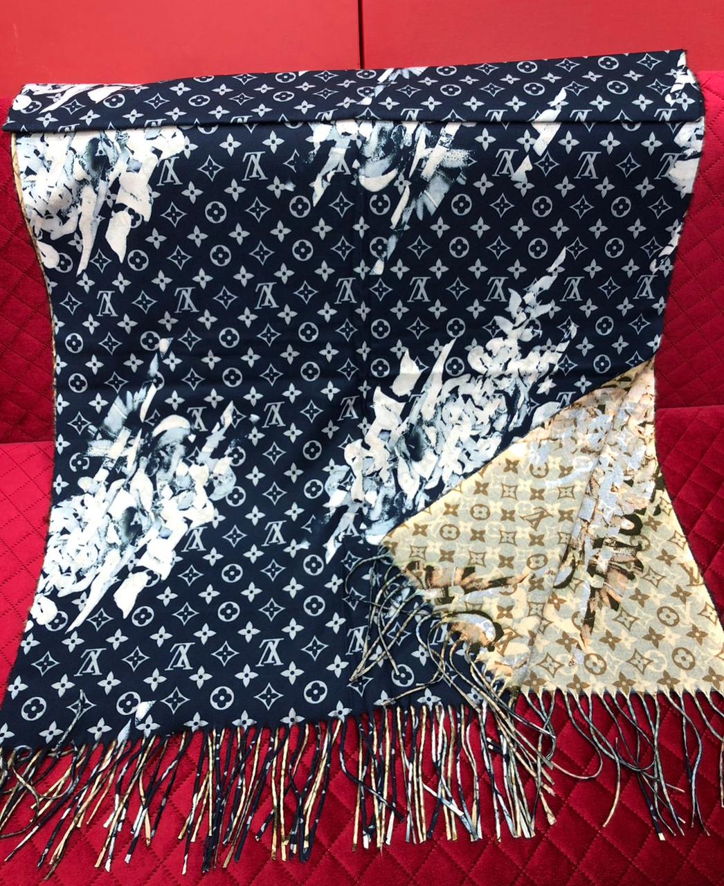 L V (8 Designs) Pashmina Shawl for Men and Women