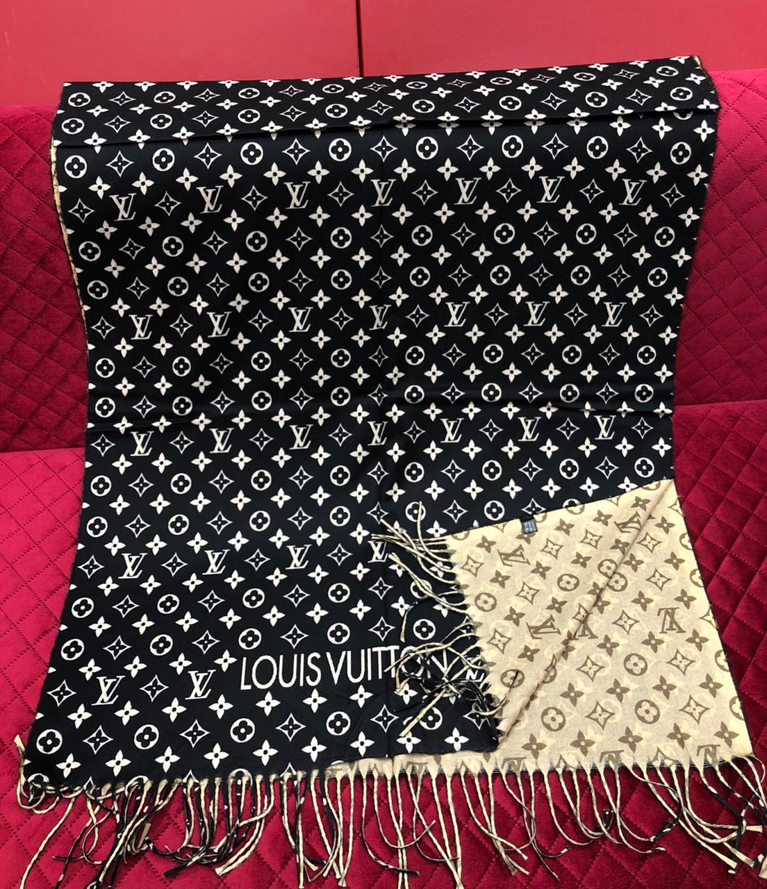 L V (8 Designs) Pashmina Shawl for Men and Women