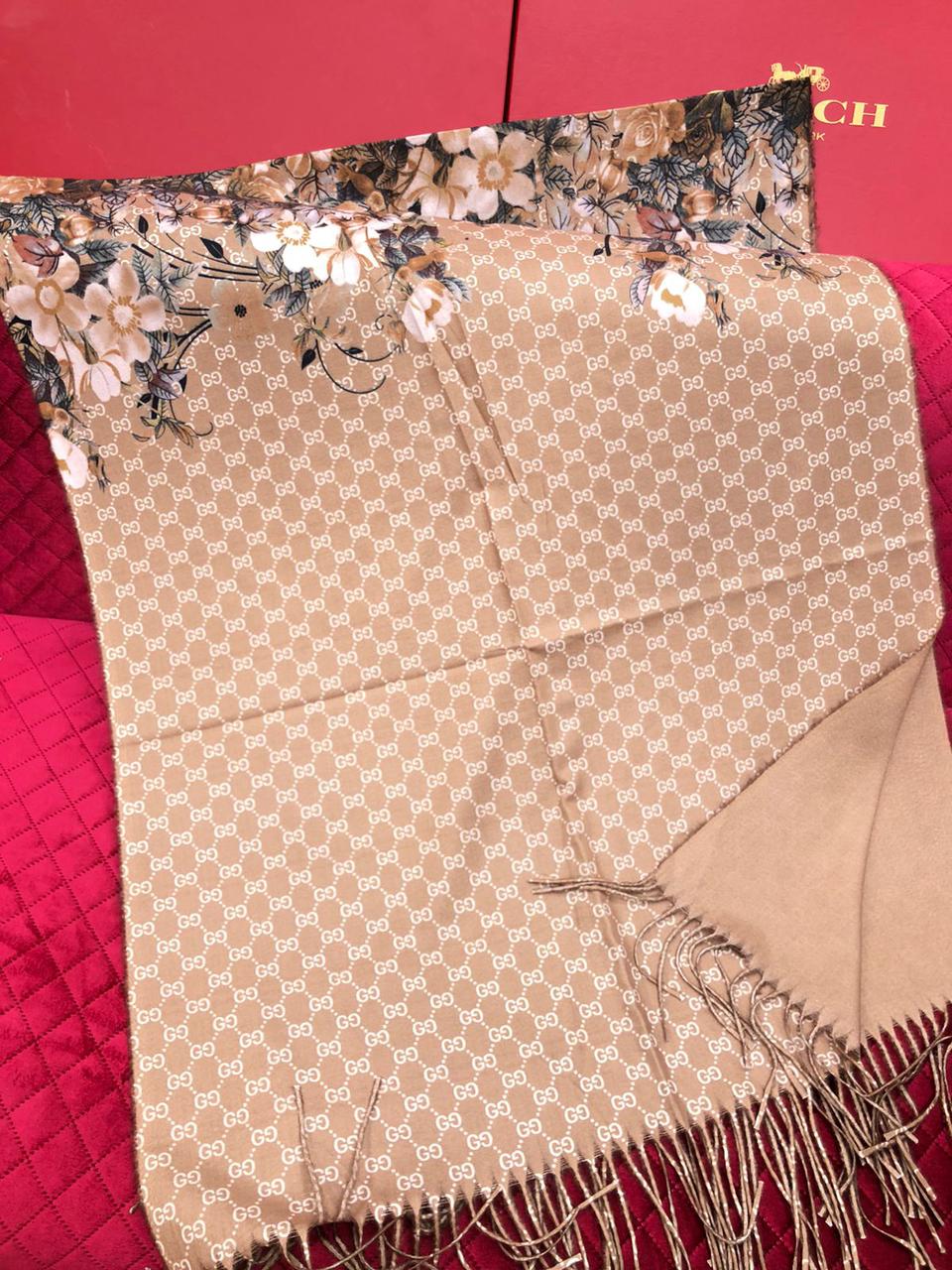 G g Guci (10 Designs) Pashmina Shawl for Men and Women