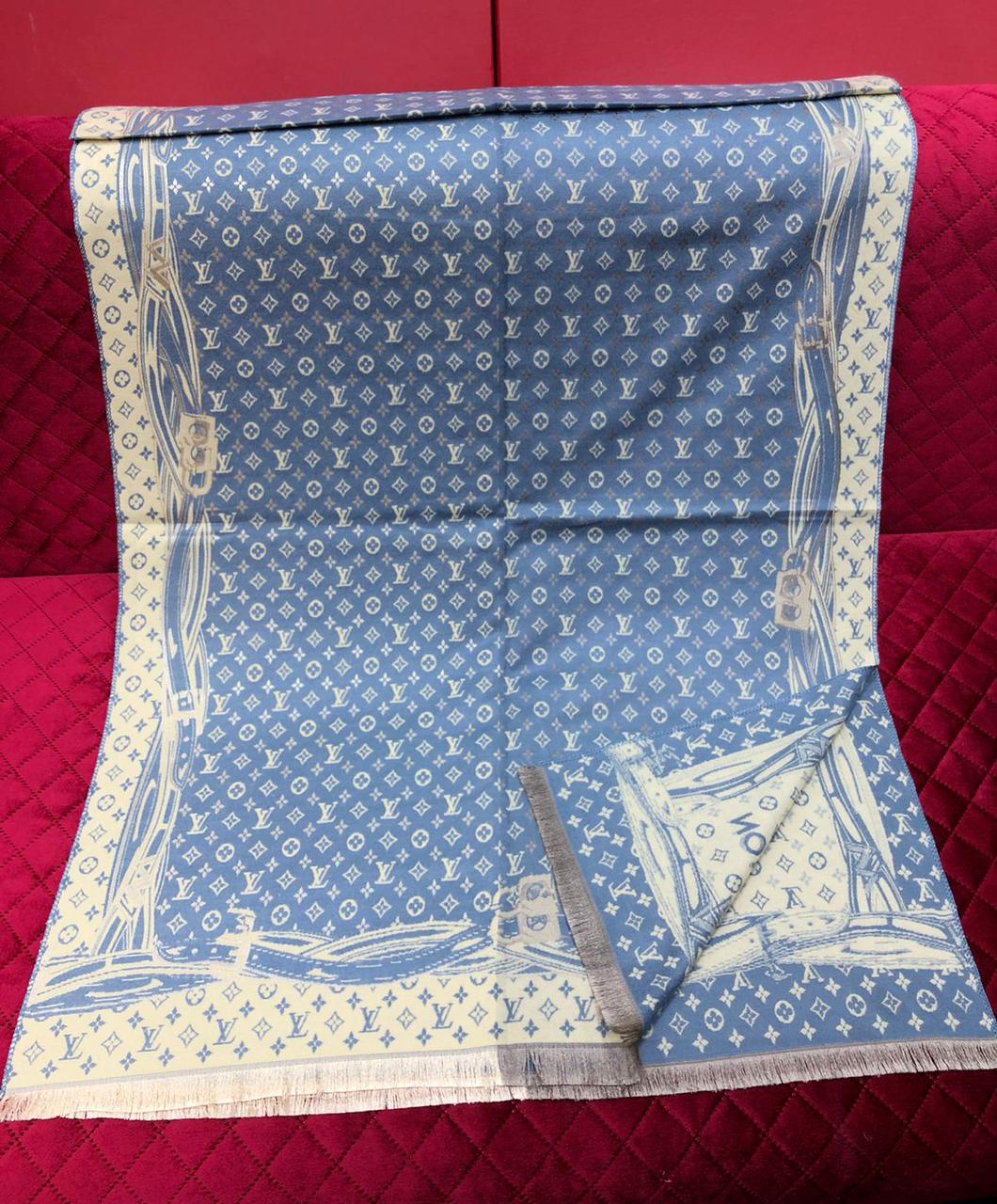 L V (8 Designs) Pashmina Shawl for Men and Women