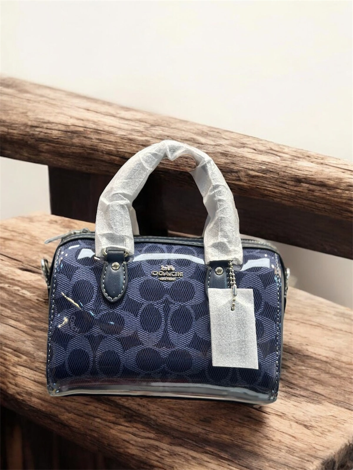 Luxury Brand Co-ach Rowan Mini Duffle Handbag for Woman