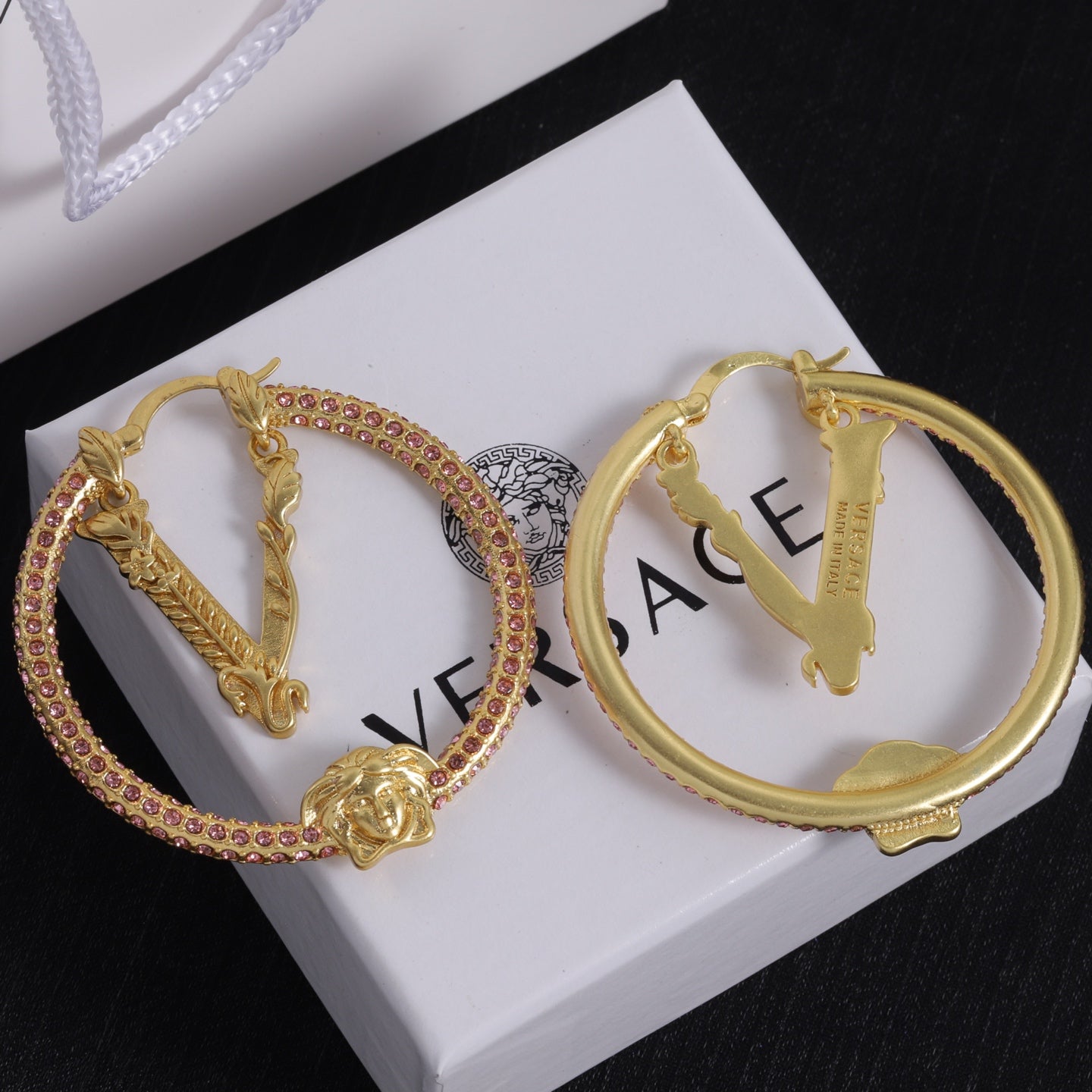 Versace Hoop Earrings for Women