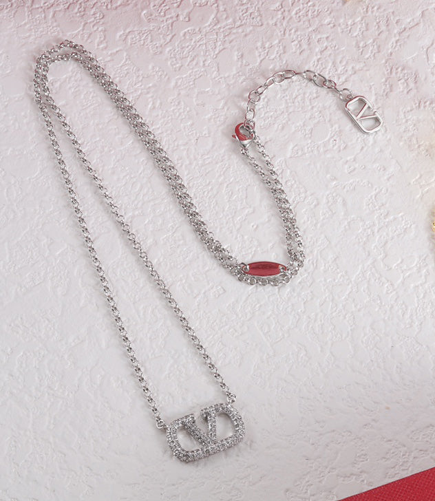 VLTN Necklace with Chain for Women